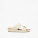 Duchini Men's Textured Slip-On Arabic Sandals with Metal Accent-Men%27s Sandals-thumbnailMobile-2
