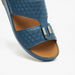 Duchini Men's Textured Slip-On Arabic Sandals with Metal Accent-Men%27s Sandals-thumbnail-3