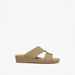 Duchini Men's Textured Slip-On Arabic Sandals with Buckle Accent-Men%27s Sandals-thumbnail-2