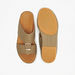 Duchini Men's Textured Slip-On Arabic Sandals with Buckle Accent-Men%27s Sandals-thumbnailMobile-4