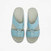 Duchini Men's Textured Slip-On Arabic Sandals with Buckle Accent-Men%27s Sandals-thumbnailMobile-0