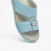 Duchini Men's Textured Slip-On Arabic Sandals with Buckle Accent-Men%27s Sandals-thumbnail-3