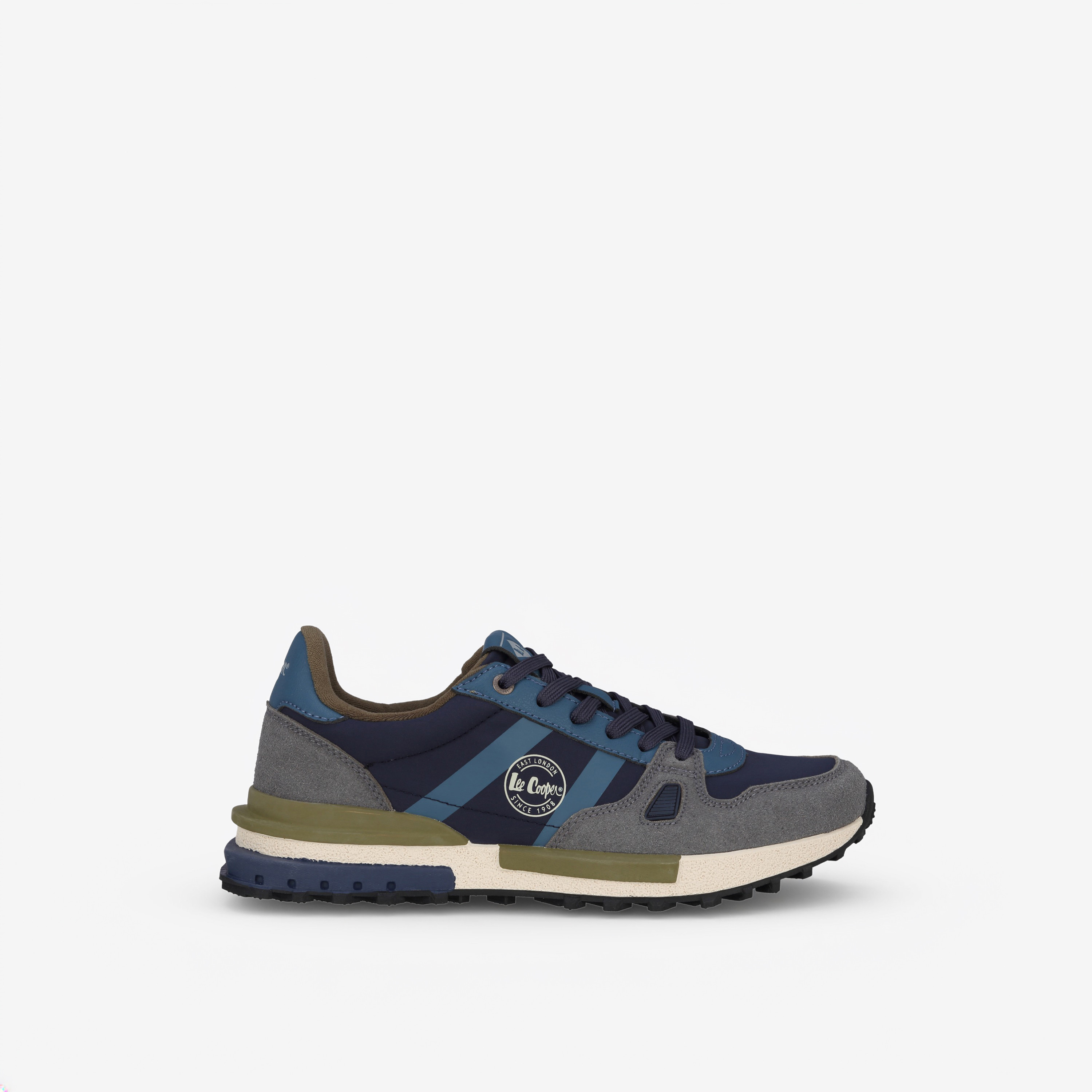 Lee Cooper Men Panelled Lace-Up Ankle Sneakers-men-shoes-sneakers-image-3