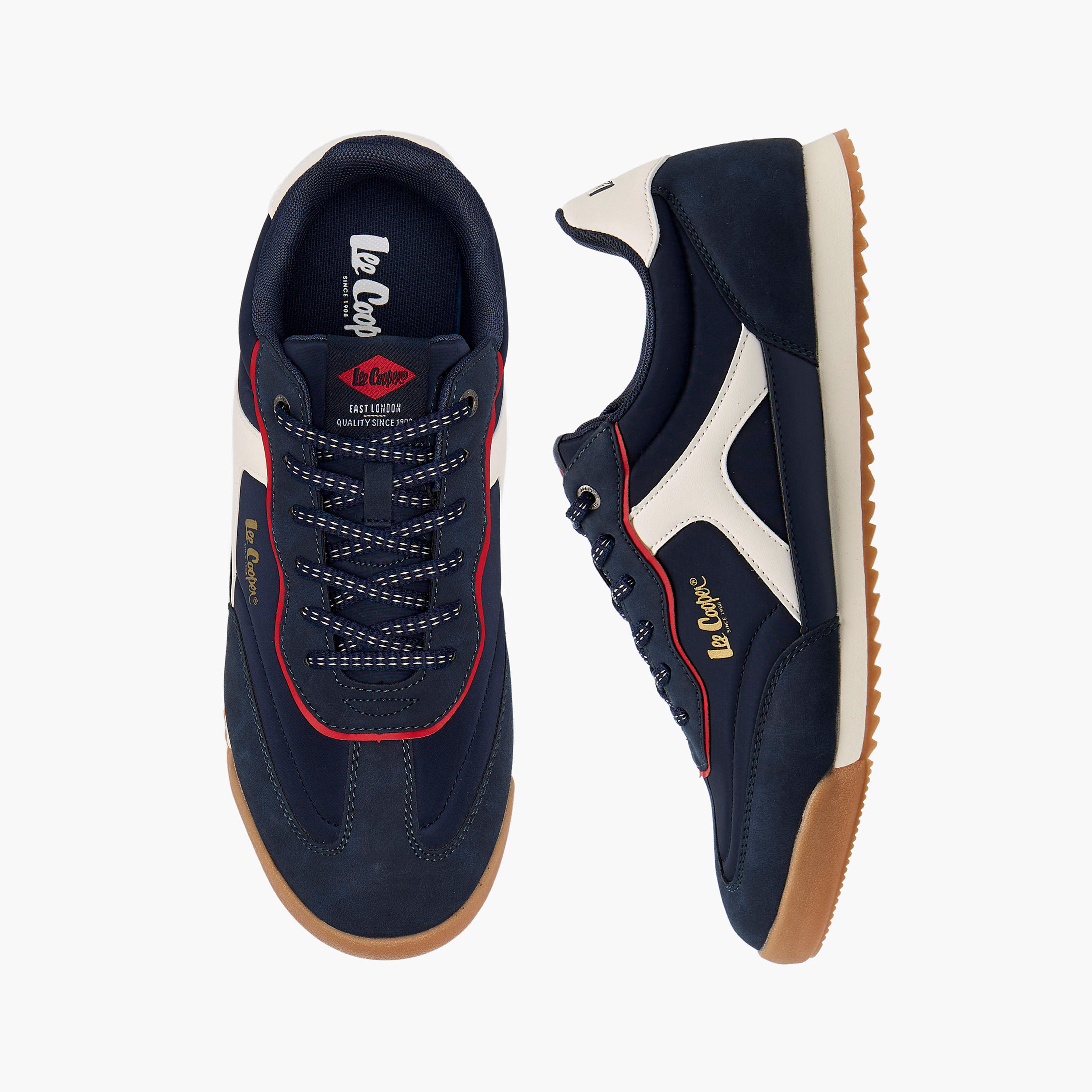 Lee Cooper Men Lace-Up Ankle Sneakers-men-shoes-sneakers-image-1