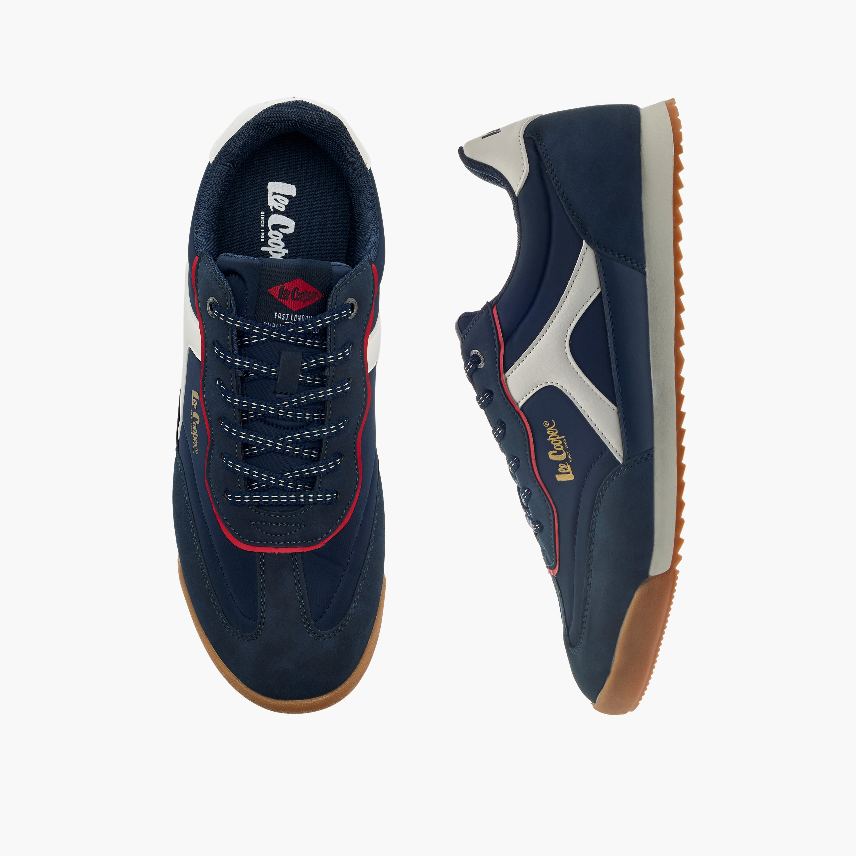 Lee Cooper Men Lace-Up Sneakers-men-shoes-sneakers-image-1