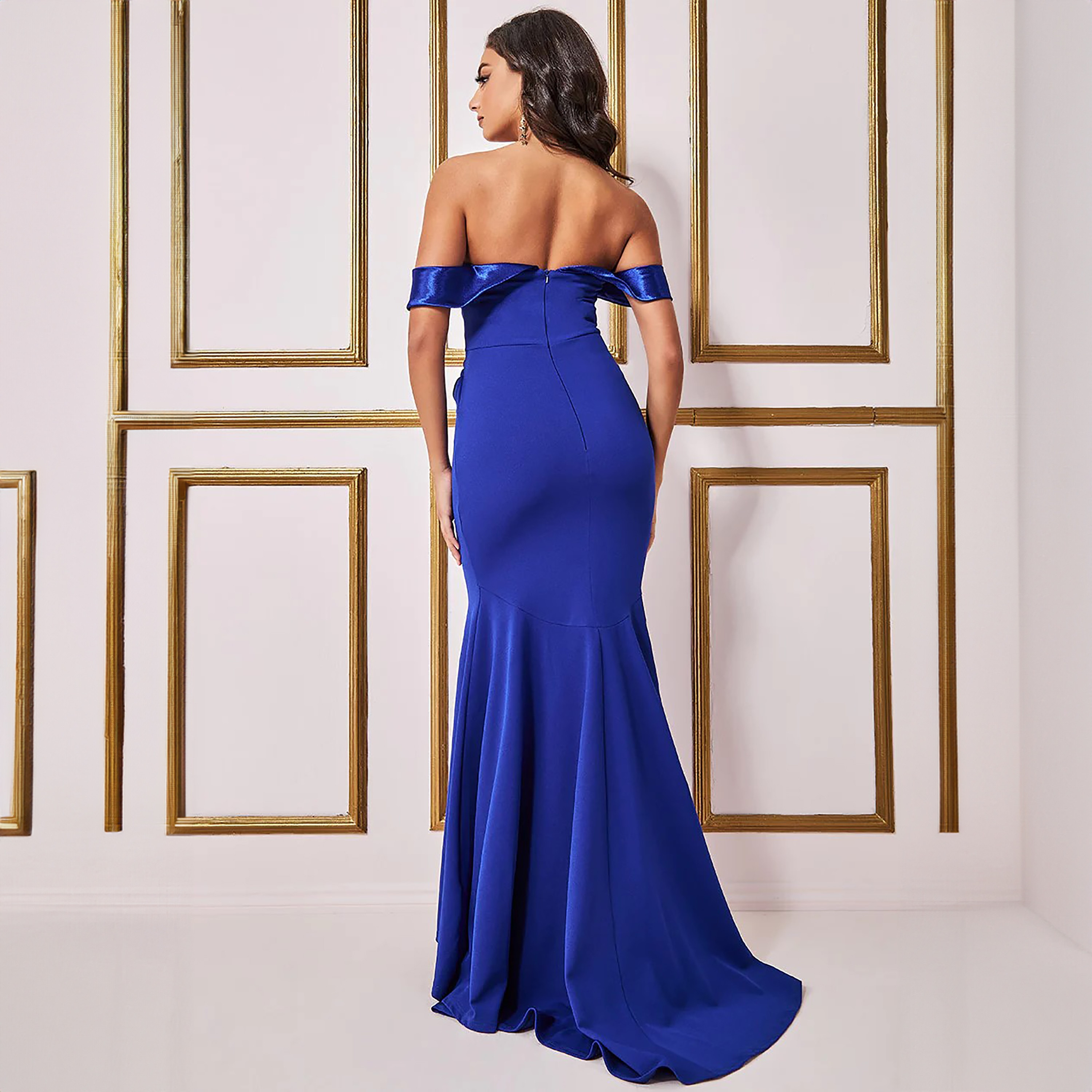Goddiva Plain Bandeau Maxi Dress-women-clothing-dresses-image-4