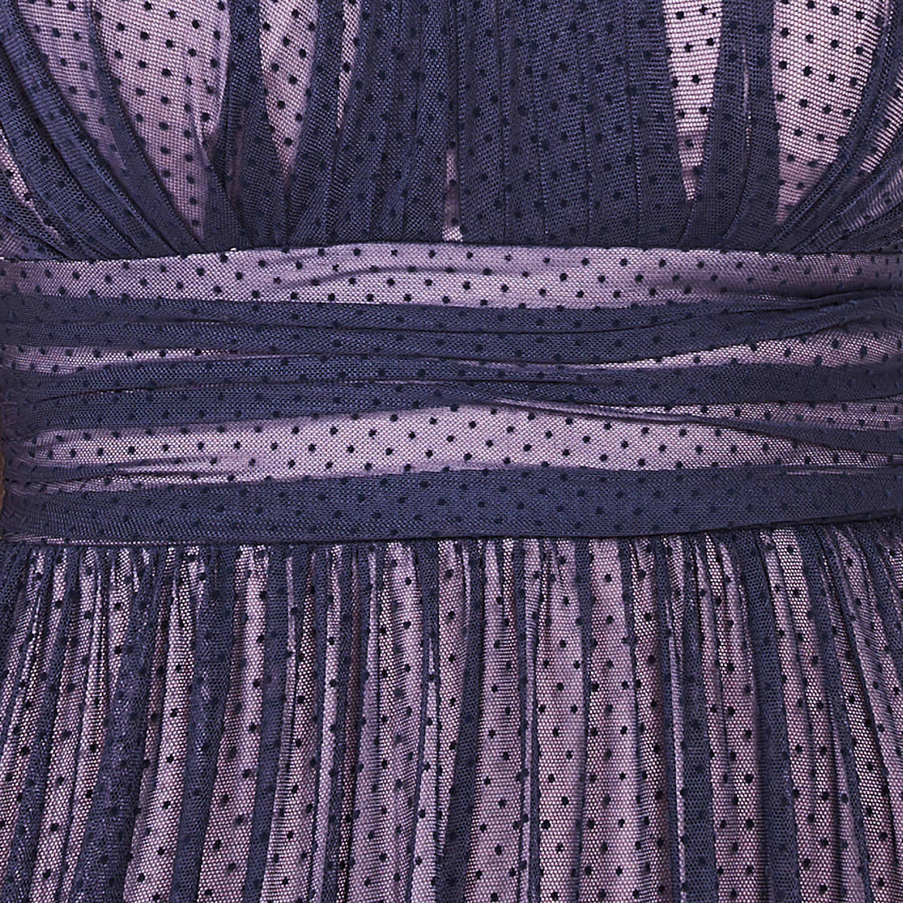 Goddiva Dobby Mesh Halter Neck Maxi Dress-women-clothing-dresses-image-3