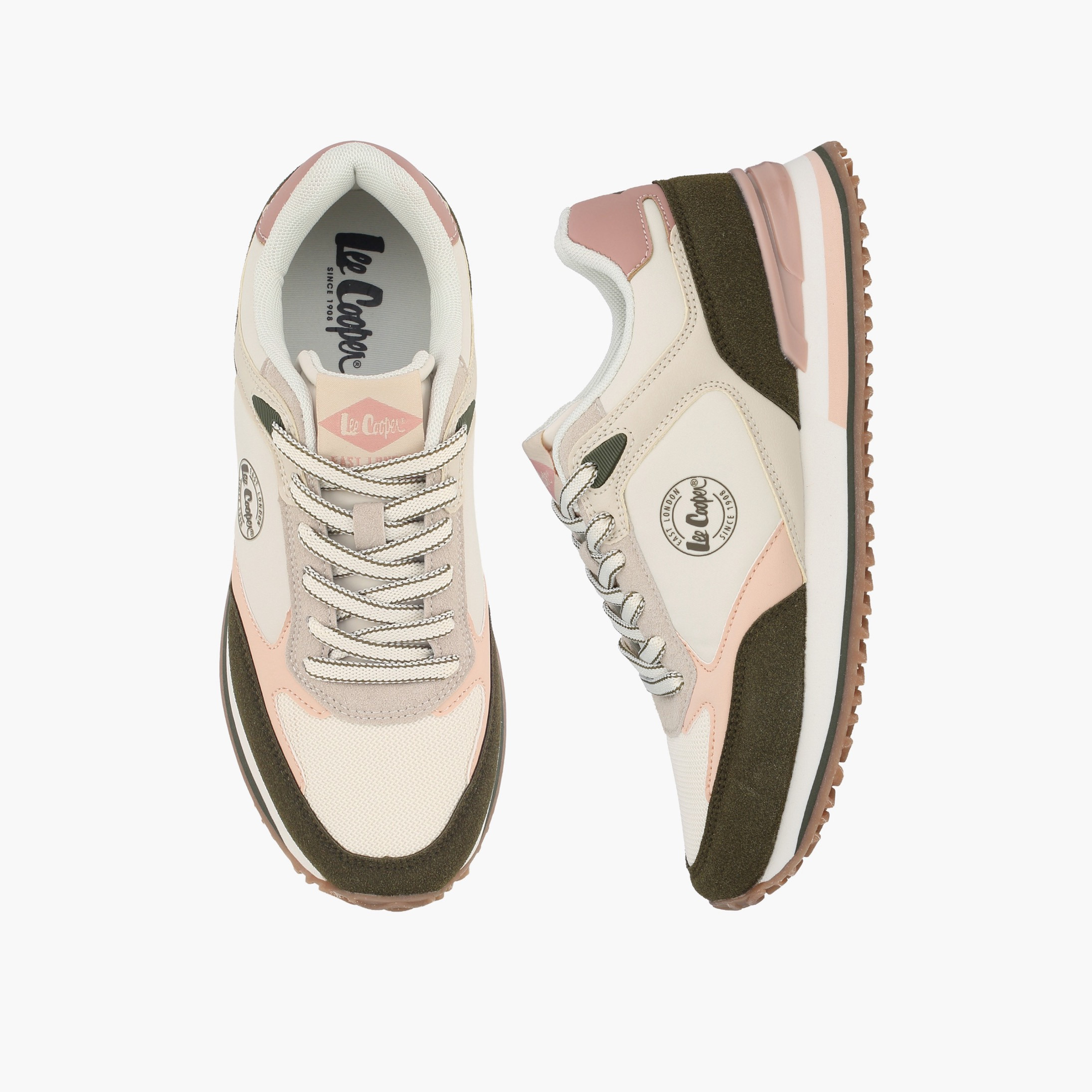 حذاء سنيكرز بقوالب ملونة وطول الكاحل ورباط إغلاق للنساء من لي كوبر-women-shoes-sneakers-image-1