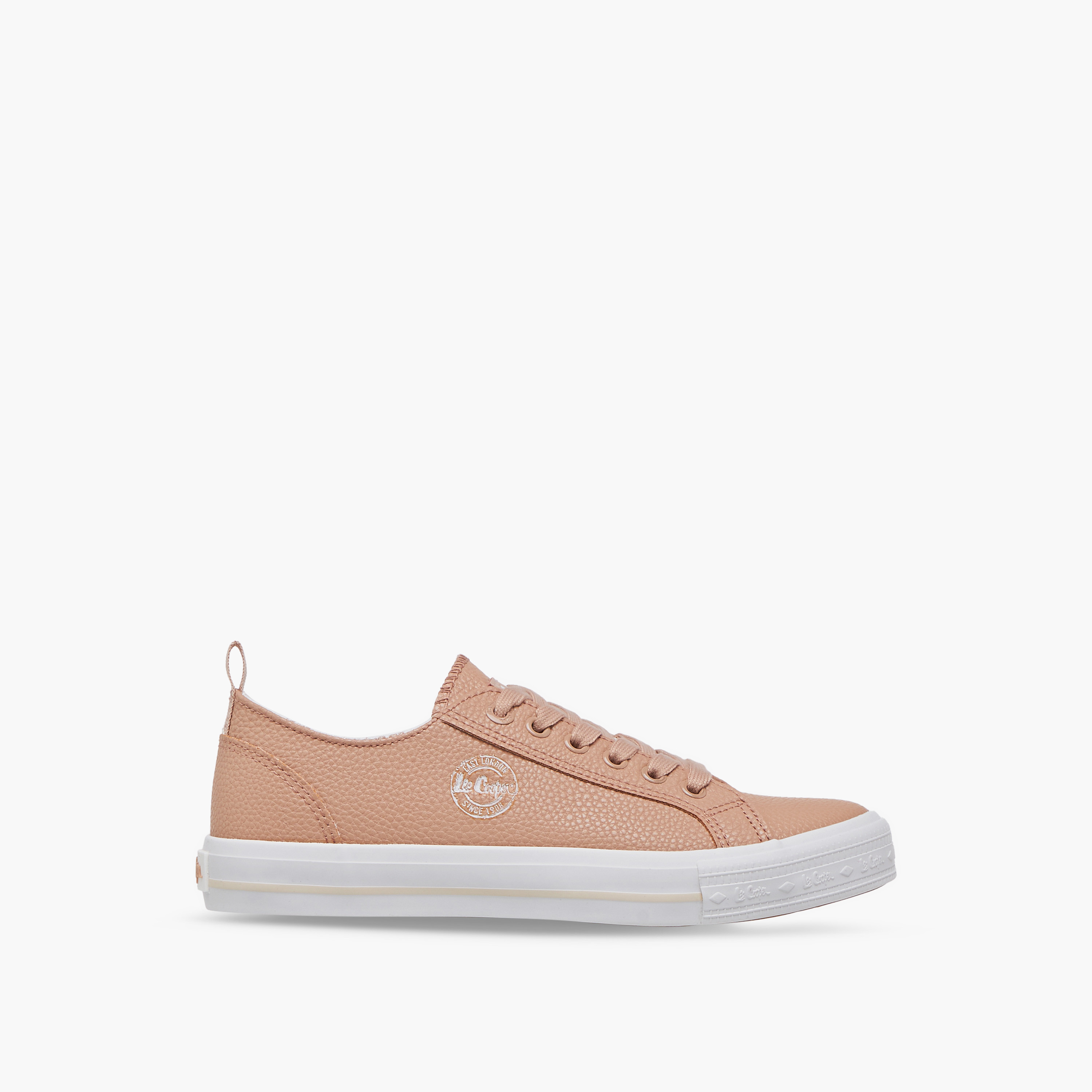 Lee Cooper Women's Logo Detail Sneakers with Lace-Up Closure-women-shoes-sneakers-image-3