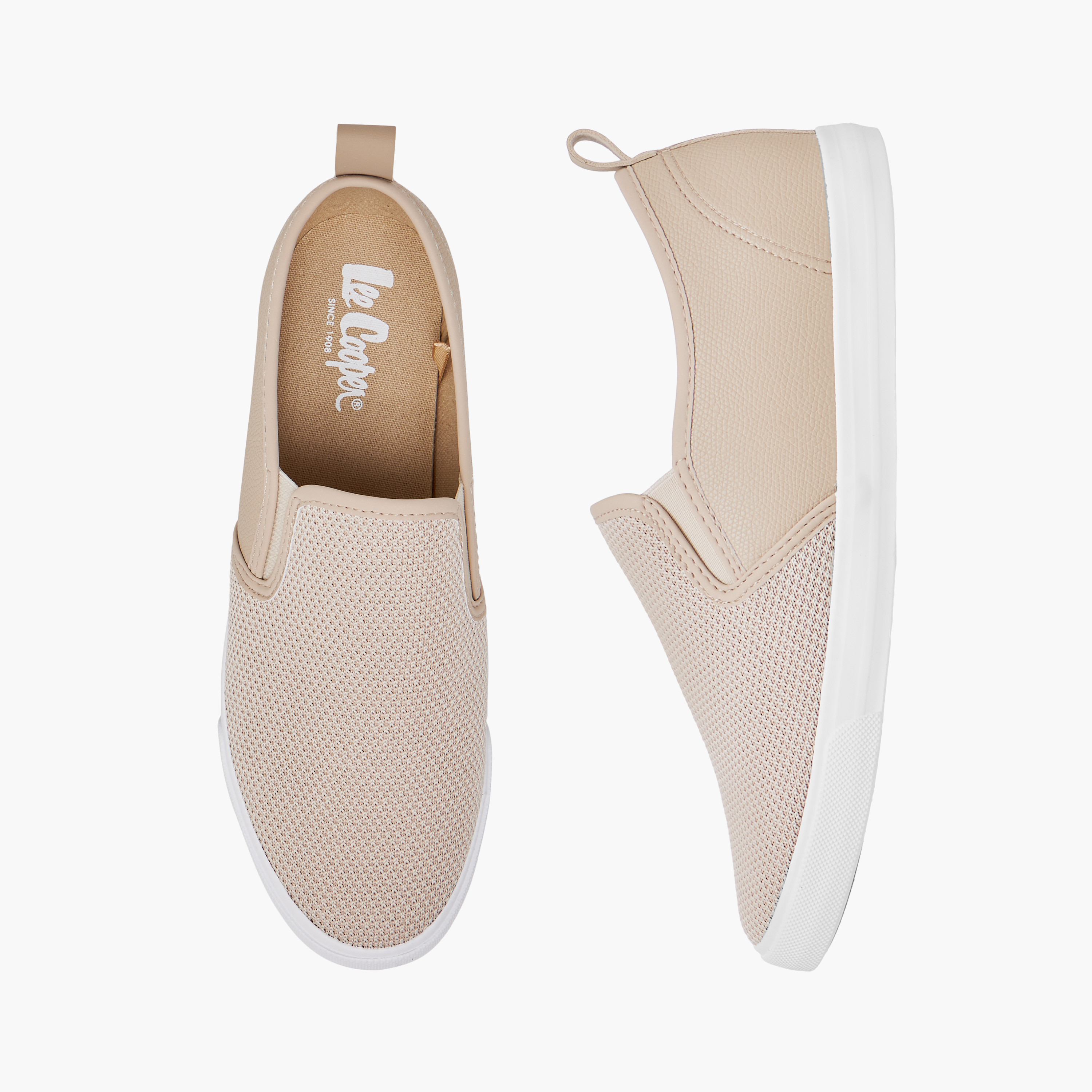 Lee Cooper Women's Textured Slip-On Loafers-women-shoes-loafersandmoccasins-image-1