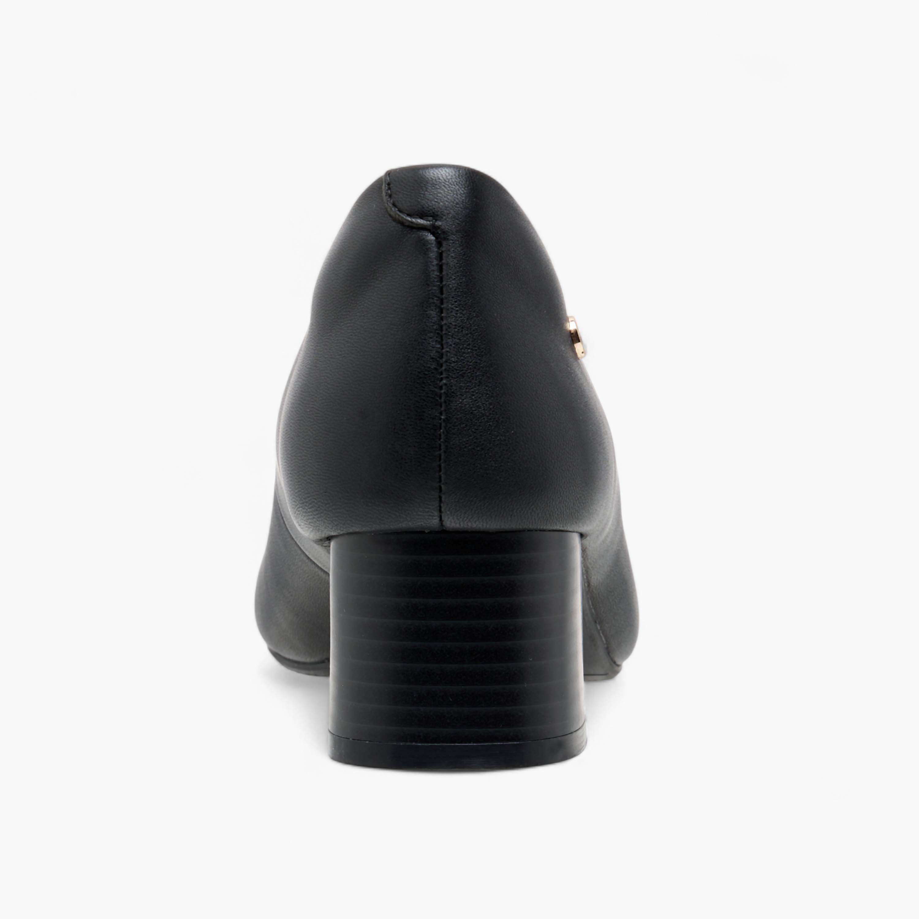 Le Confort Solid Leather Slip-On Pumps with Block Heels-women-shoes-heels-image-5
