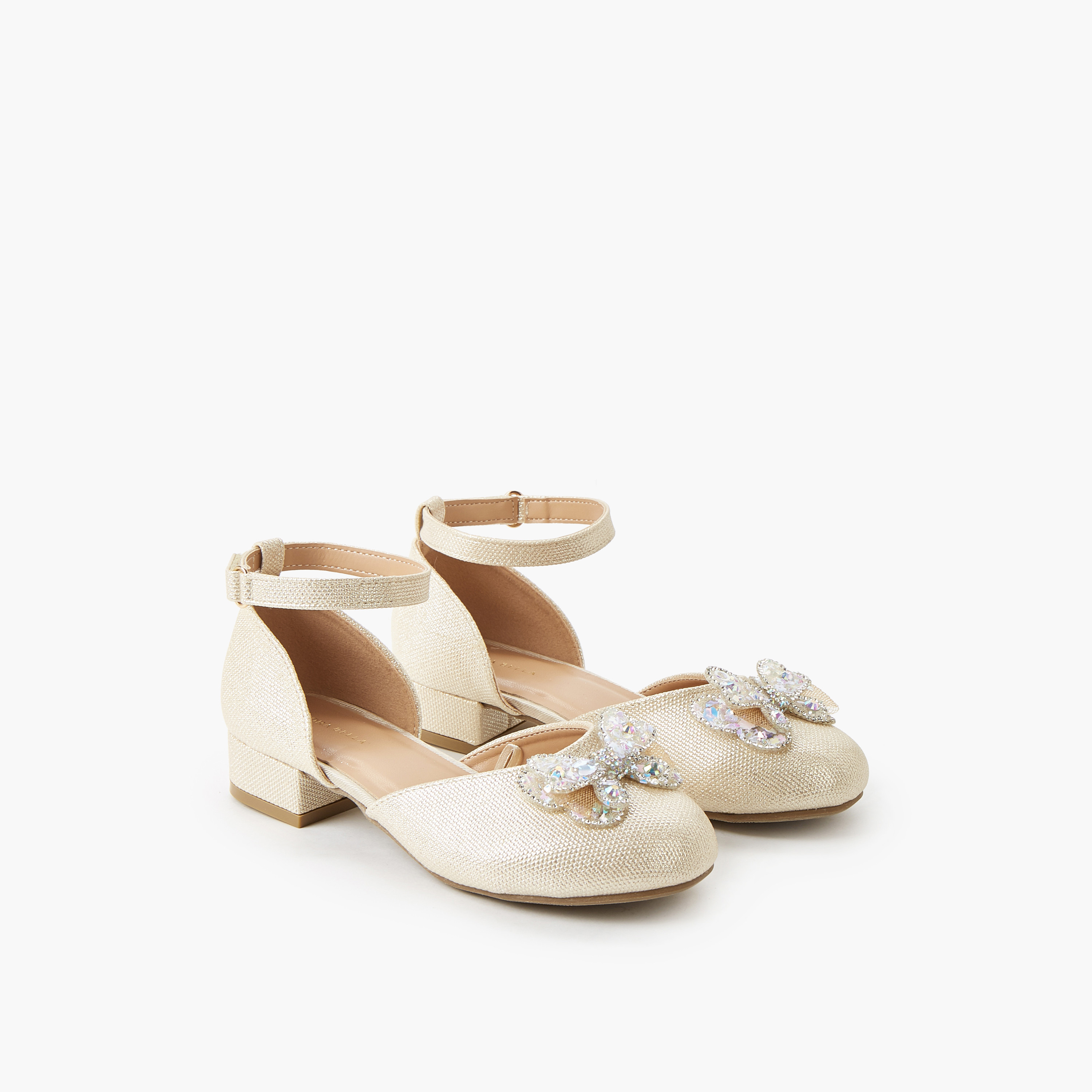 Flora Bella Girls Block Heel Shoes-girls-shoes-ballerinas-image-1