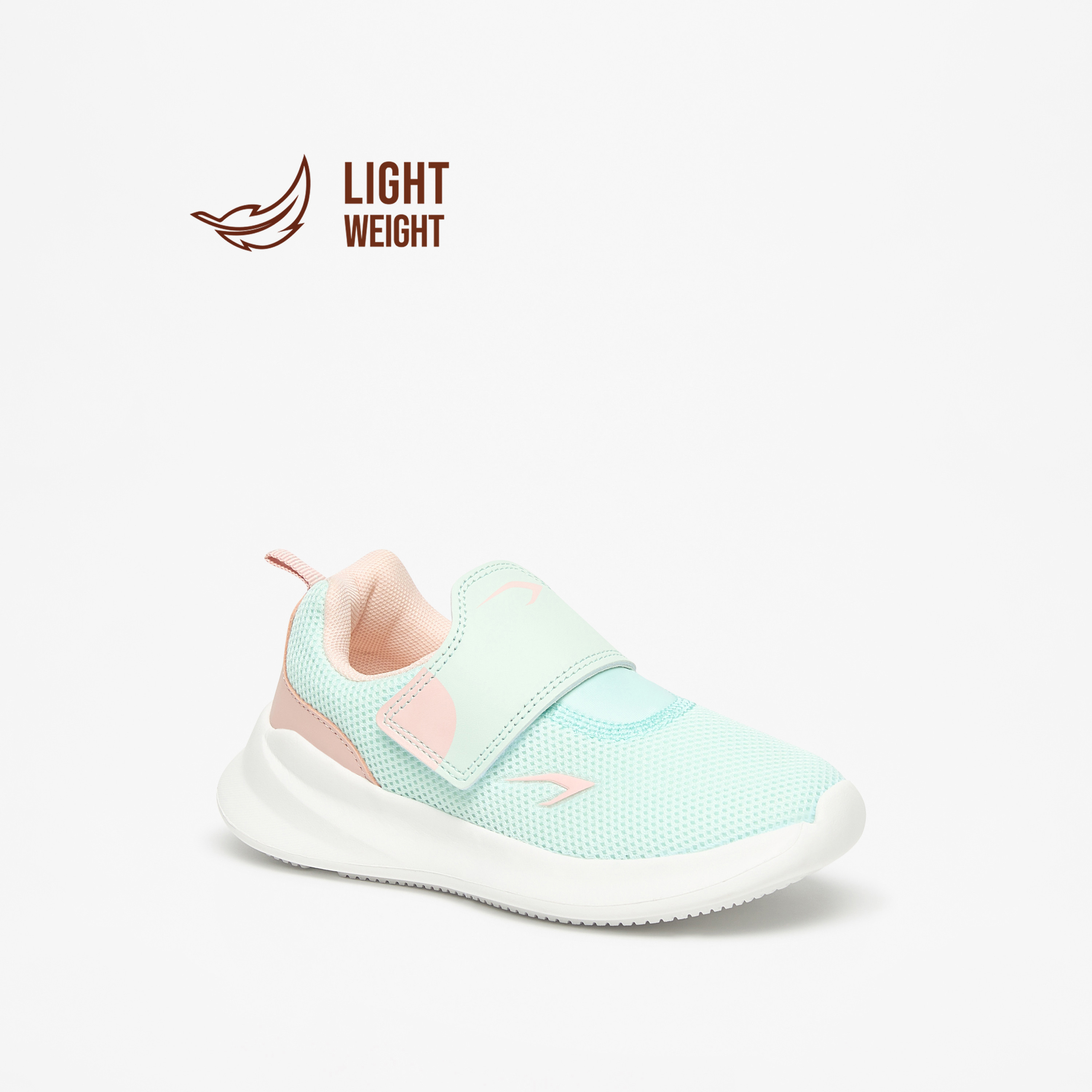 حذاء سنيكرز خفيف الوزن بارز الملمس بشريط إغلاق لاصق من داش-girls-shoes-sneakers-image-11