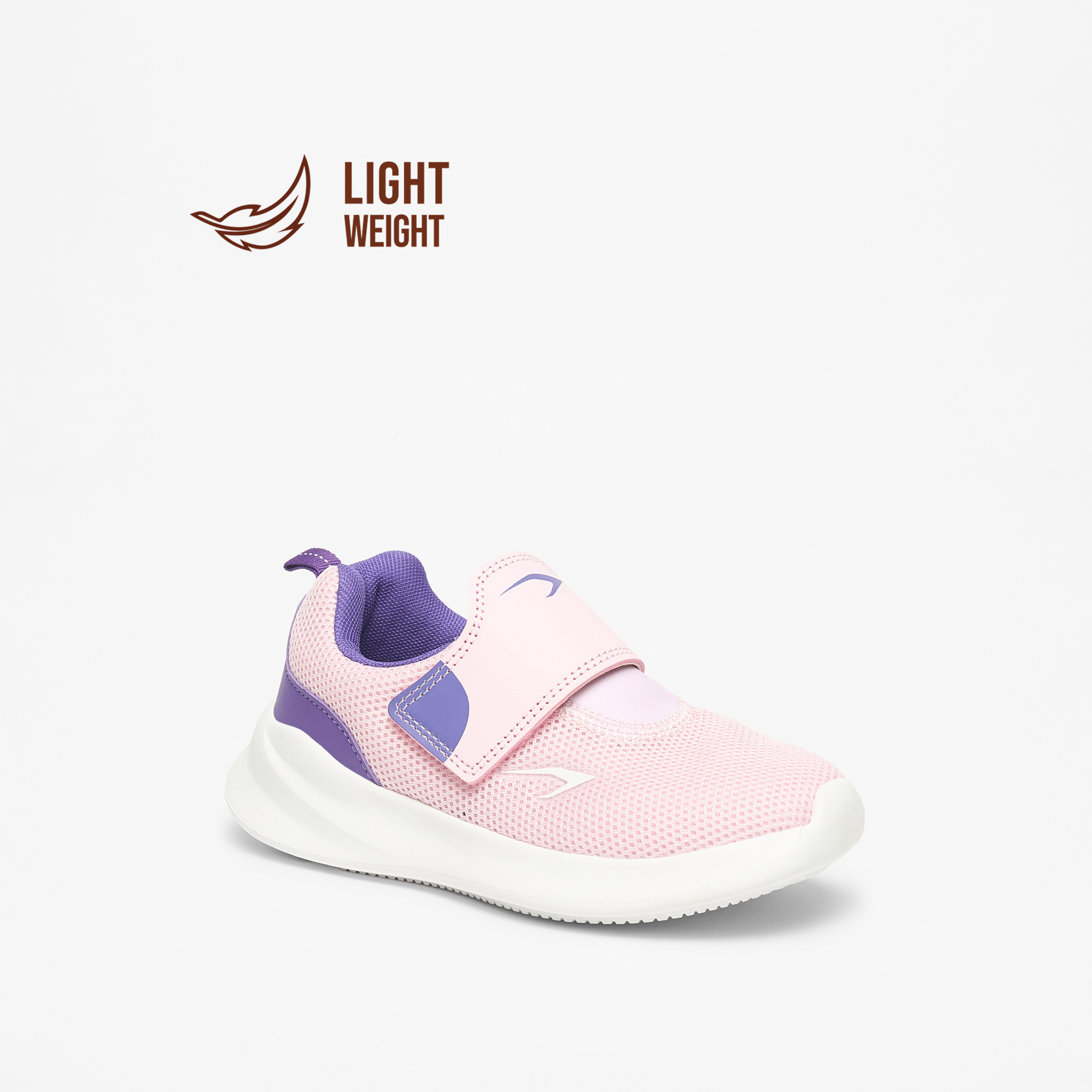 حذاء سنيكرز خفيف الوزن بارز الملمس بشريط إغلاق لاصق من داش-girls-shoes-sneakers-image-1