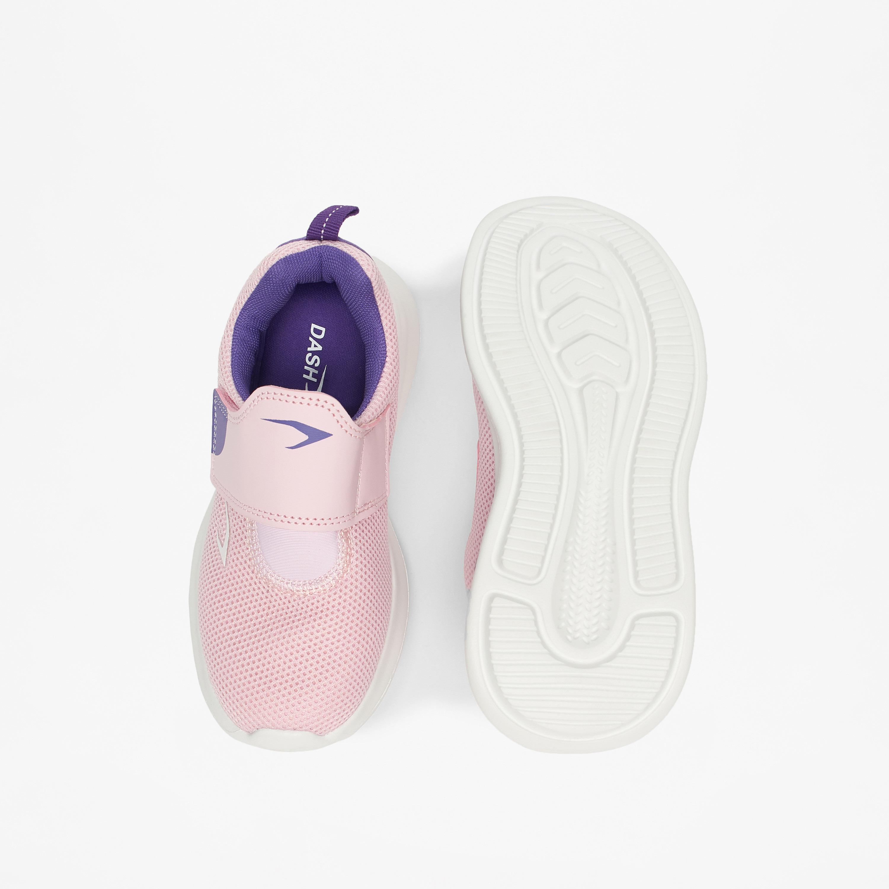 حذاء سنيكرز خفيف الوزن بارز الملمس بشريط إغلاق لاصق من داش-girls-shoes-sneakers-image-5