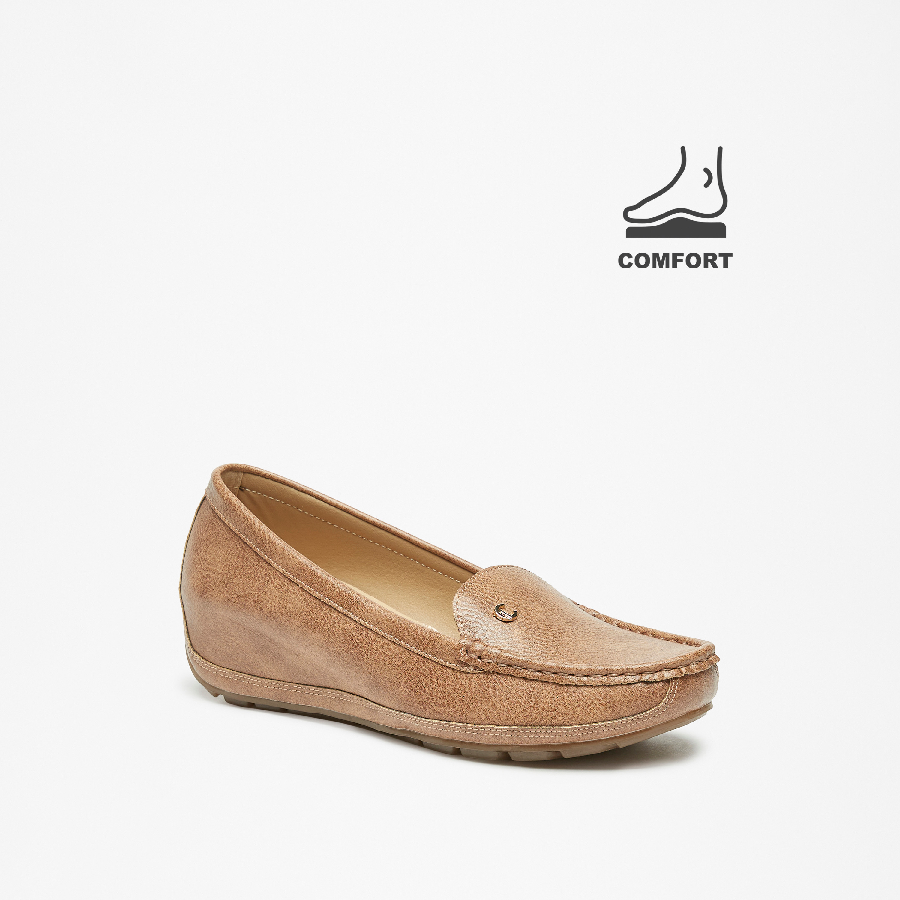 Moccasins with wedge heel new arrivals