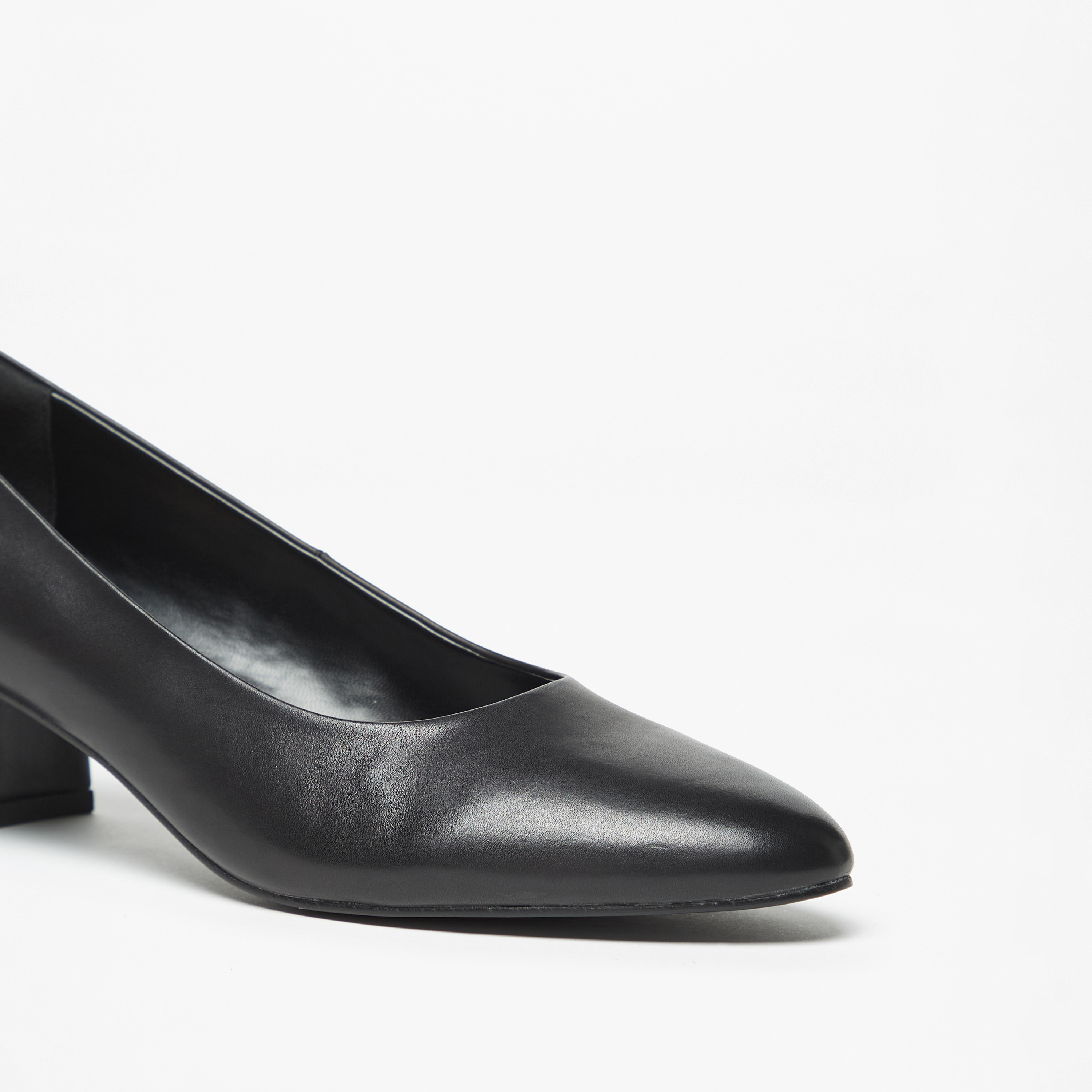 حذاء سادة الارتداء بكعب سميك للنساء من سيليست-women-shoes-heels-image-5