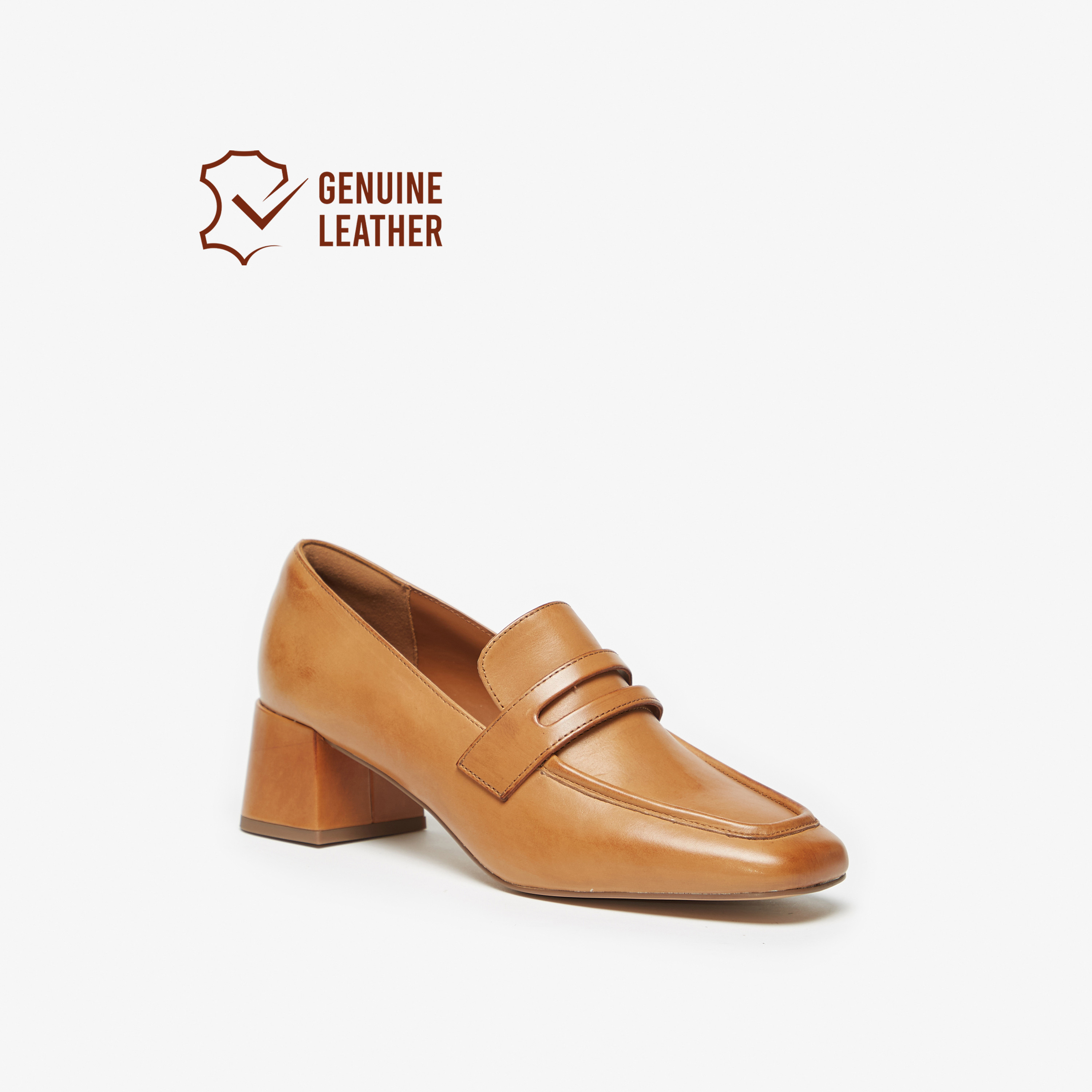 Celeste Women's Slip-On Block Heeled Shoes-women-shoes-heels-image-1