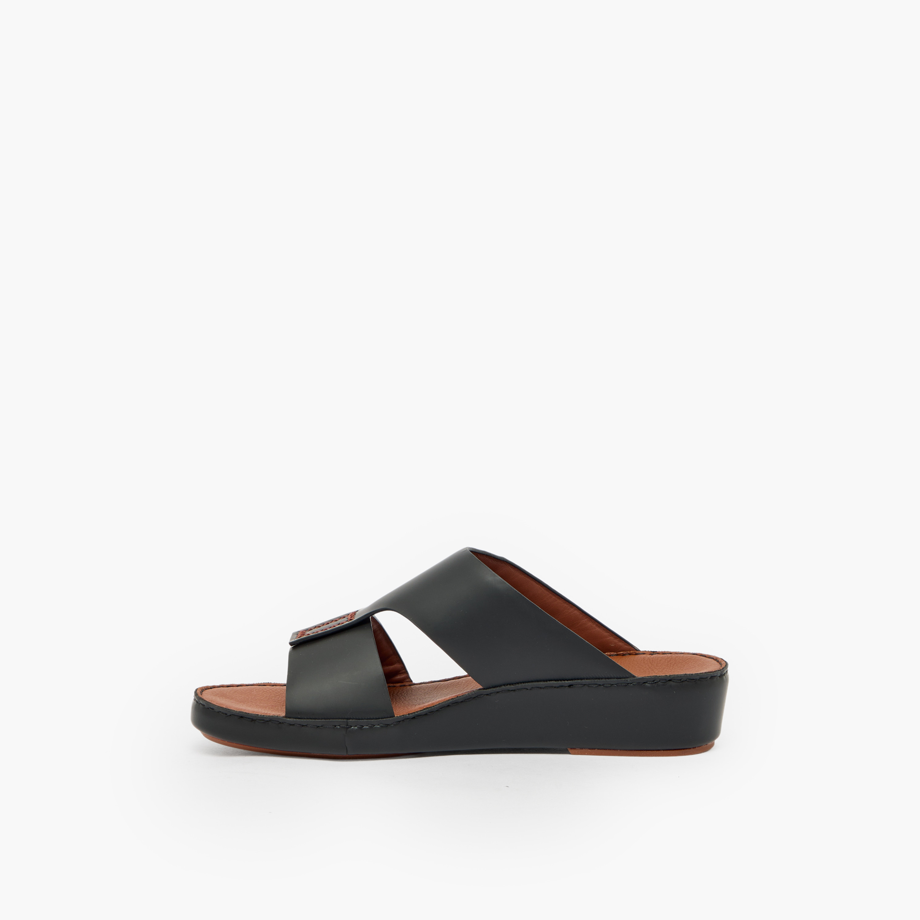 Duchini Men Leather Slip-On Arabic Sandals-men-shoes-sandals-image-7