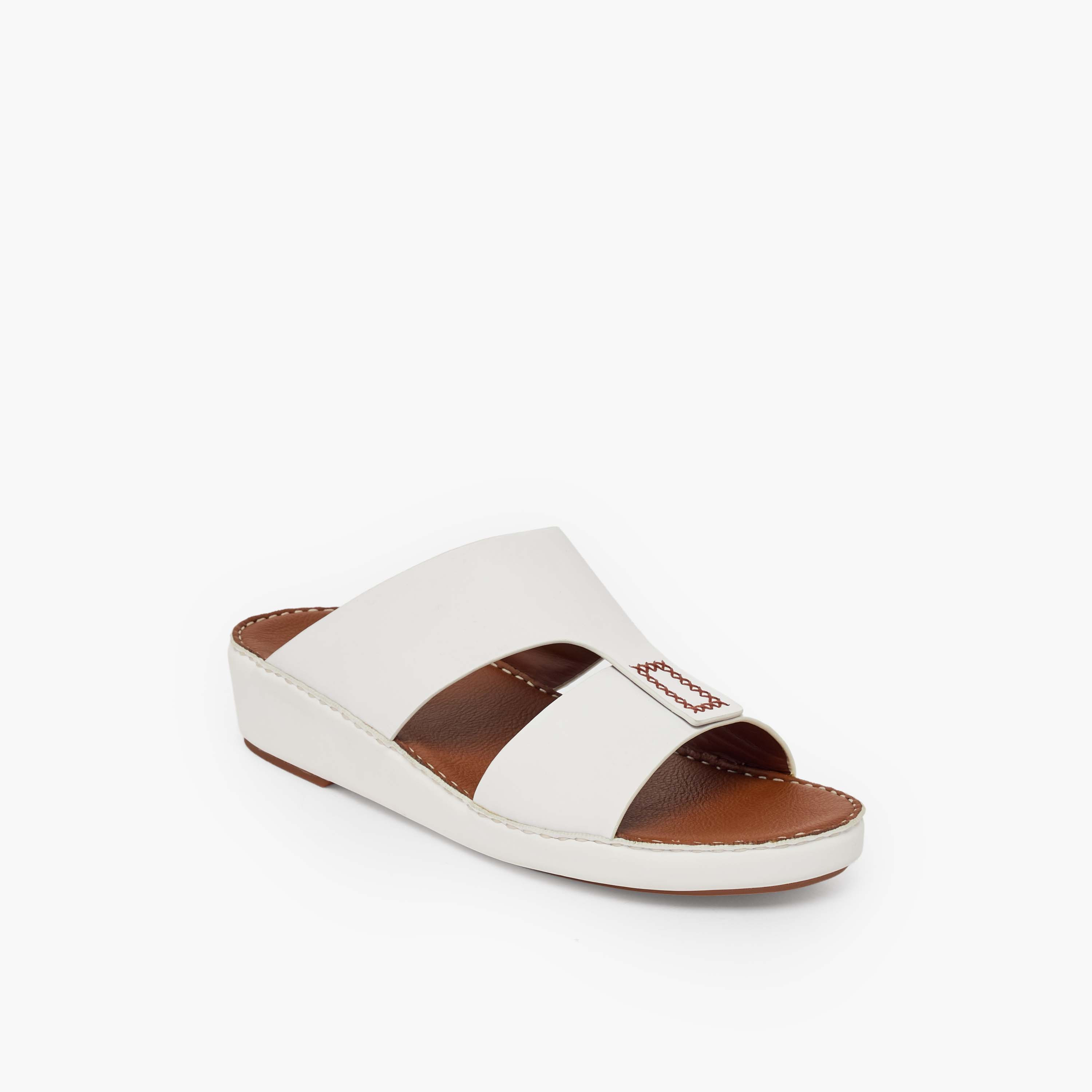 Duchini Men Leather Slip-On Arabic Sandals-men-shoes-sandals-image-2