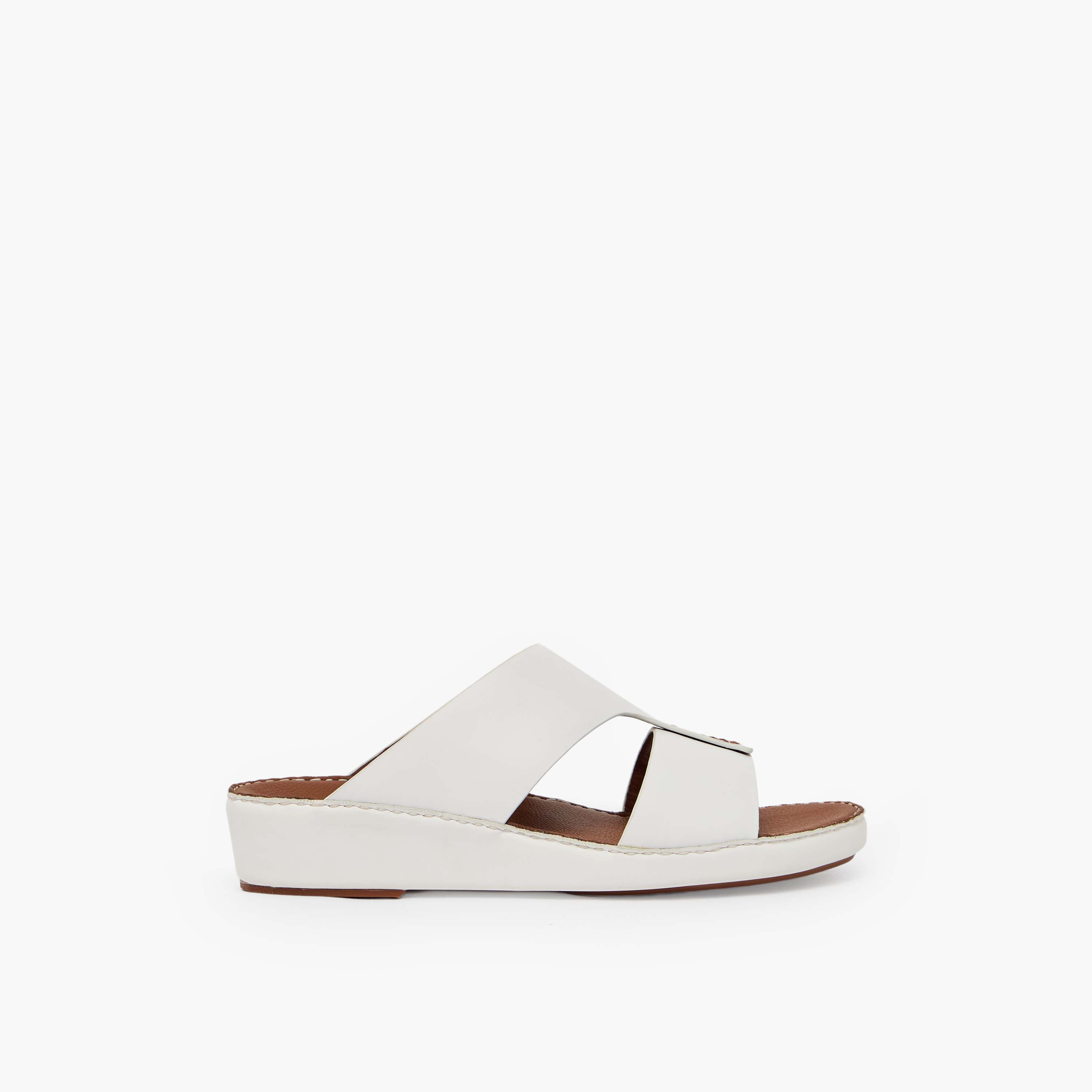 Duchini Men Leather Slip-On Arabic Sandals-men-shoes-sandals-image-3