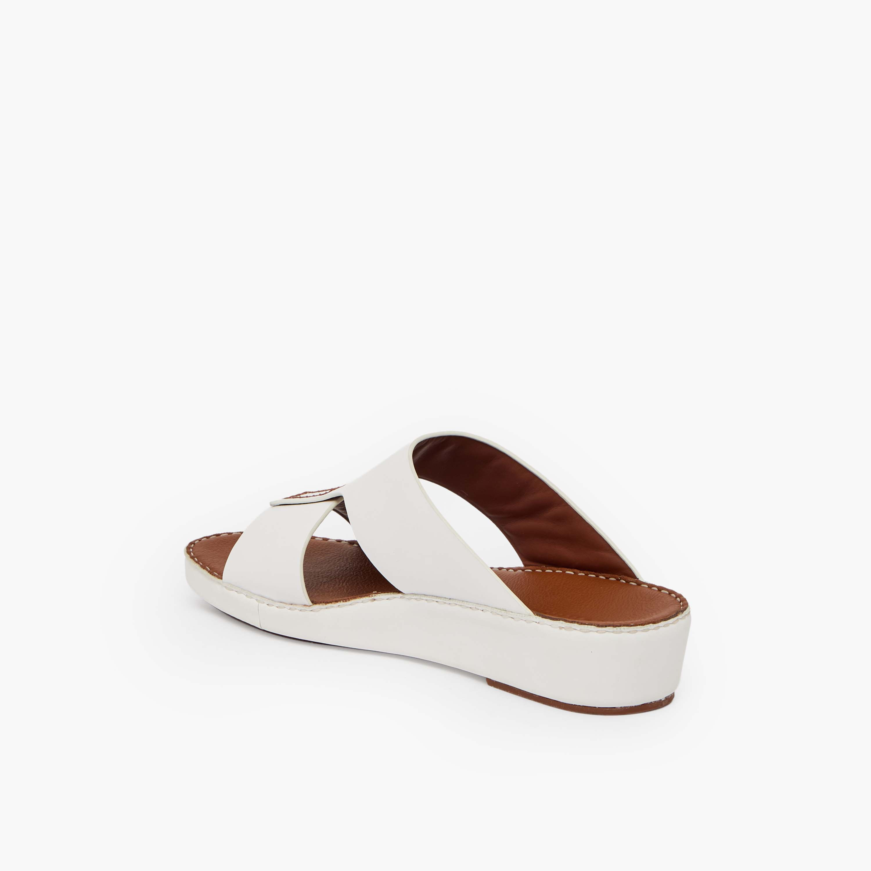 Duchini Men Leather Slip-On Arabic Sandals-men-shoes-sandals-image-5