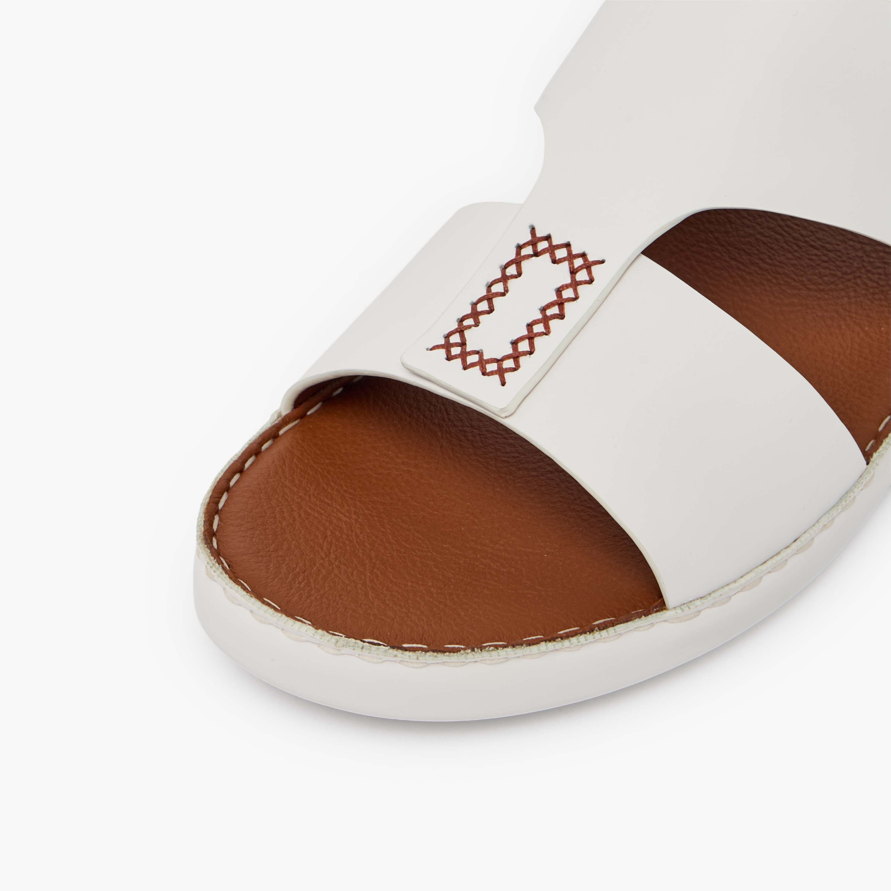 Duchini Men Leather Slip-On Arabic Sandals-men-shoes-sandals-image-9