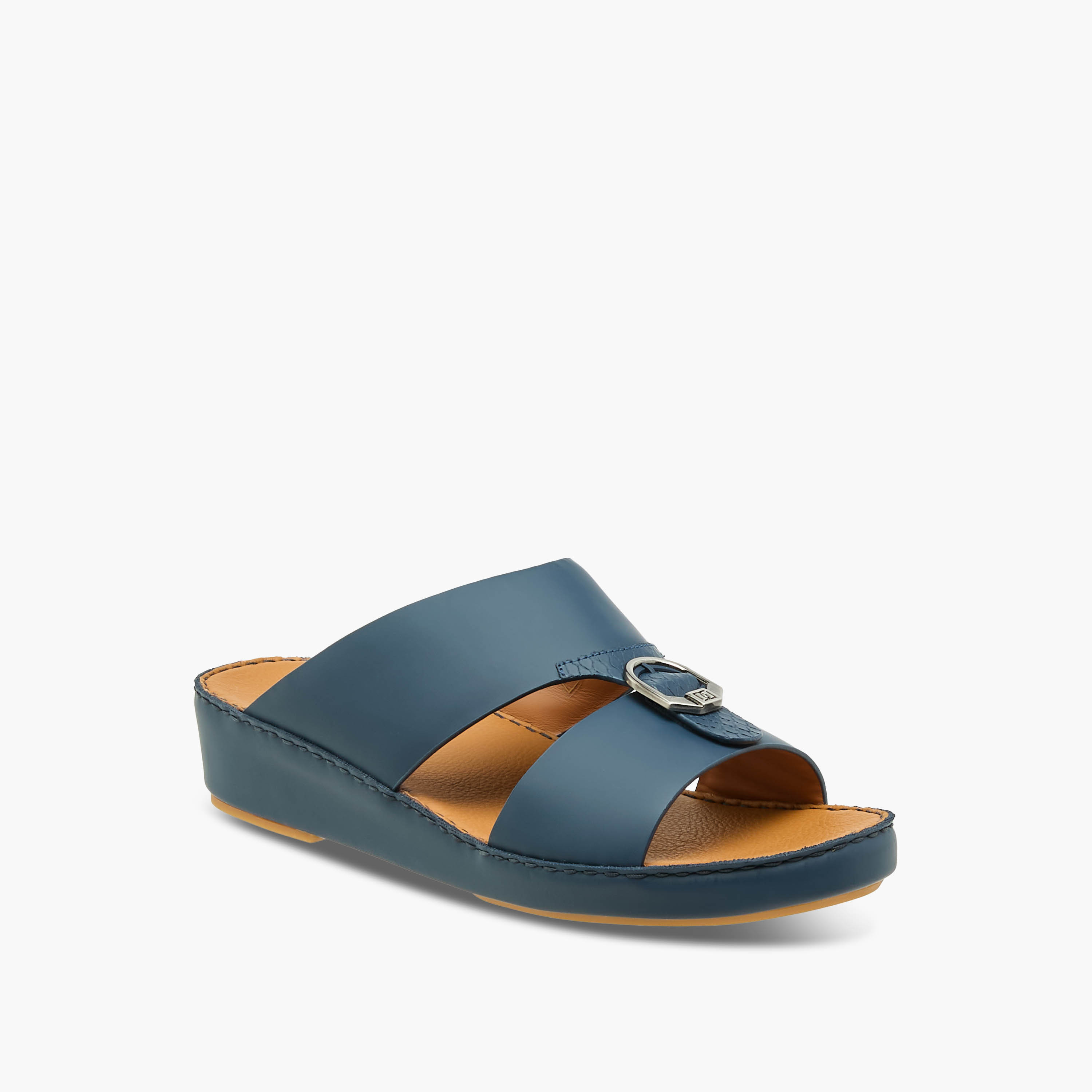 Duchini Men Buckle Accent Arabic Sandals-men-shoes-sandals-image-2