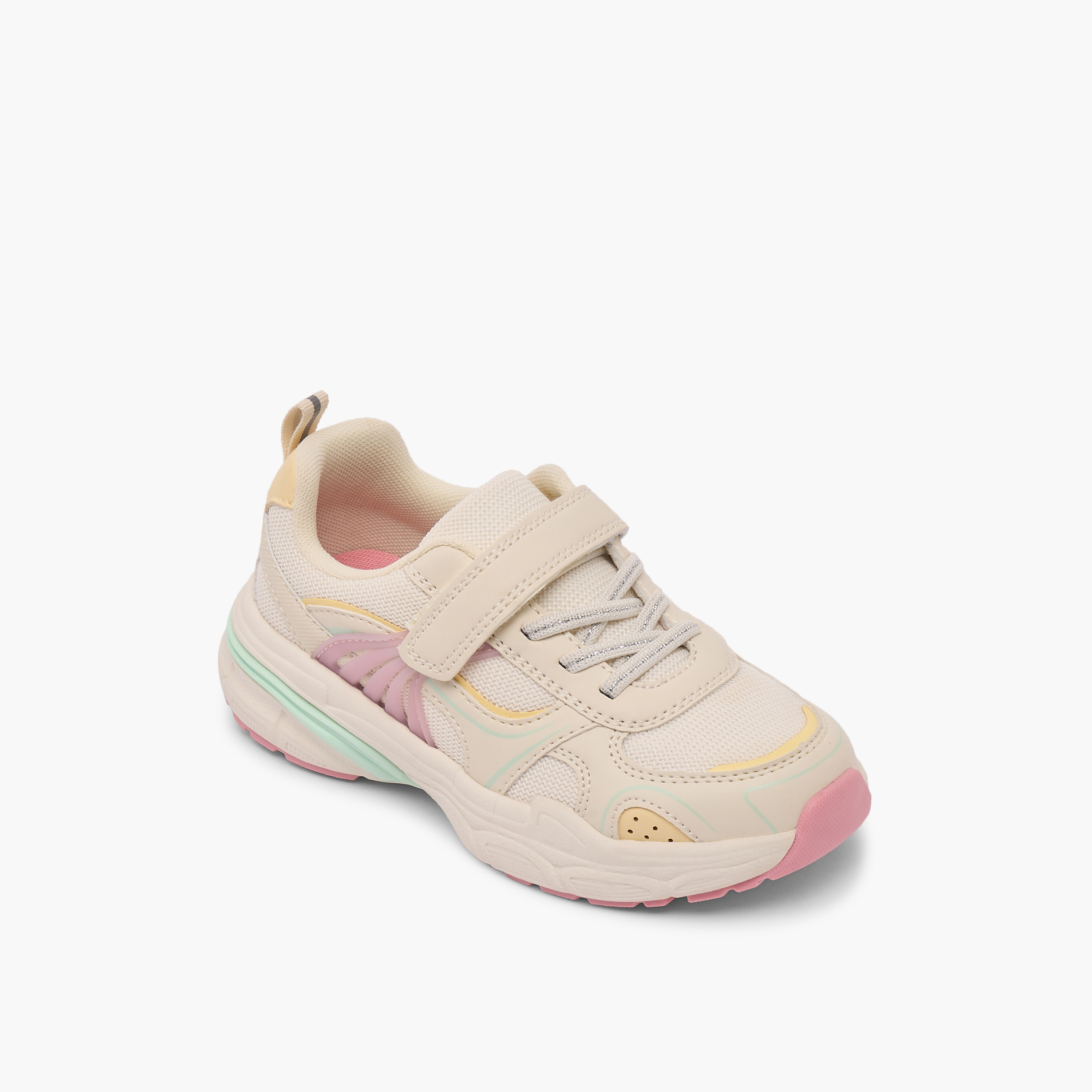 حذاء رياضي بشريط لاصق للبنات من ليتل ميسي-girls-shoes-sneakers-image-2