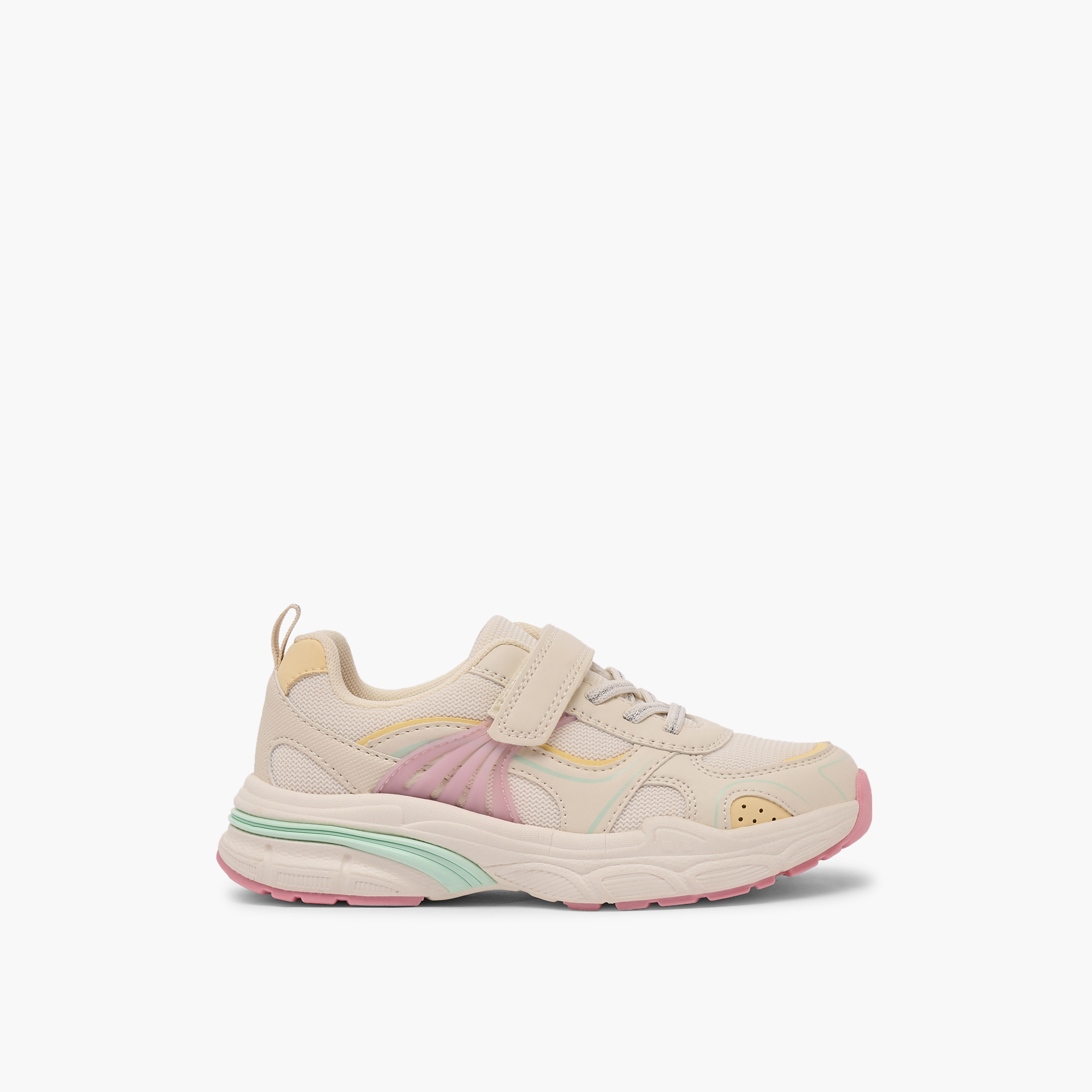 حذاء رياضي بشريط لاصق للبنات من ليتل ميسي-girls-shoes-sneakers-image-3