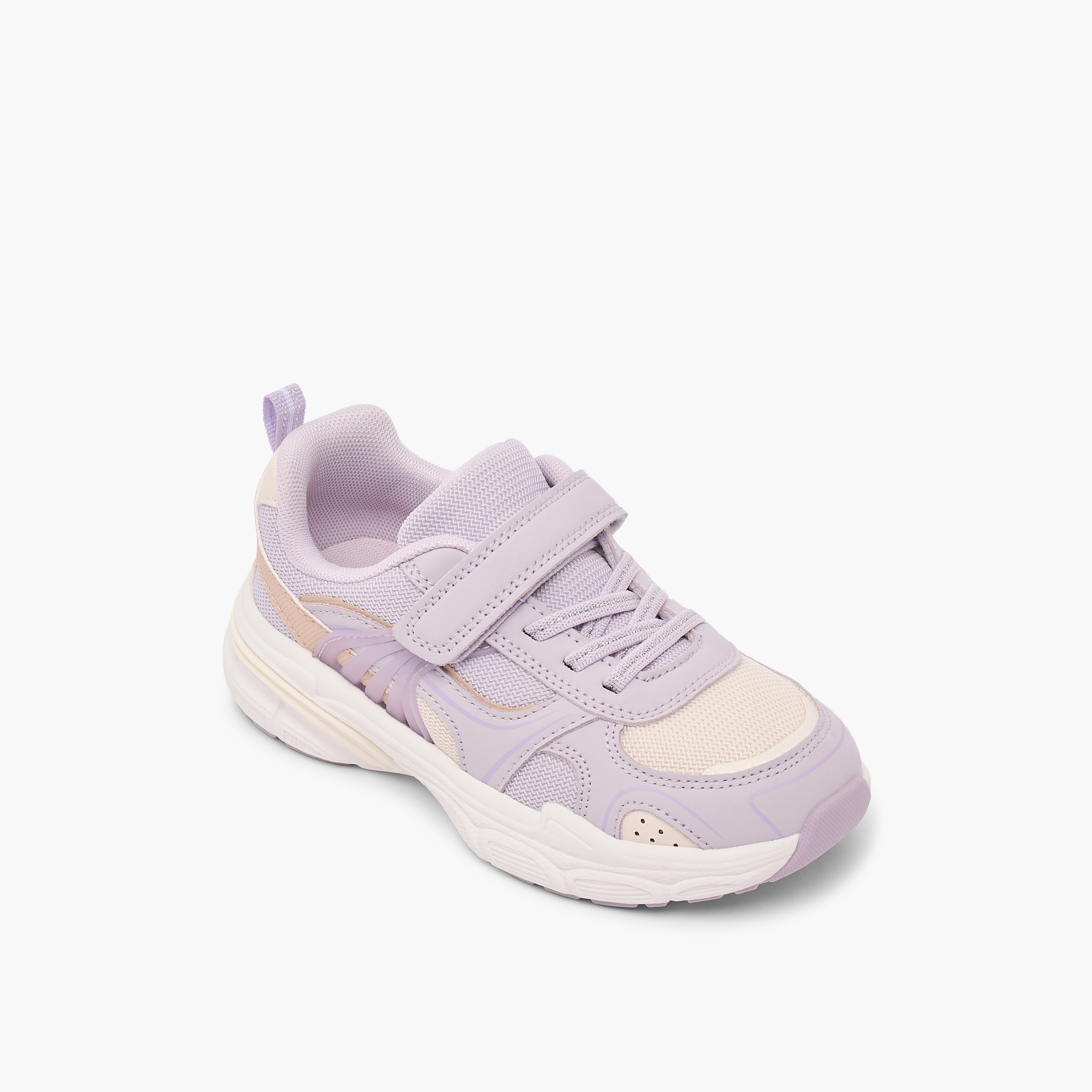 حذاء رياضي بشريط لاصق للبنات من ليتل ميسي-girls-shoes-sneakers-image-2