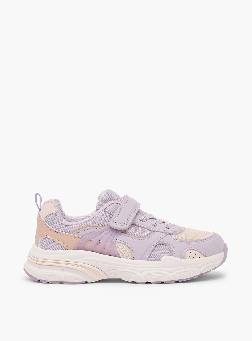 حذاء رياضي بشريط لاصق للبنات من ليتل ميسي-girls-shoes-sneakers-image-3