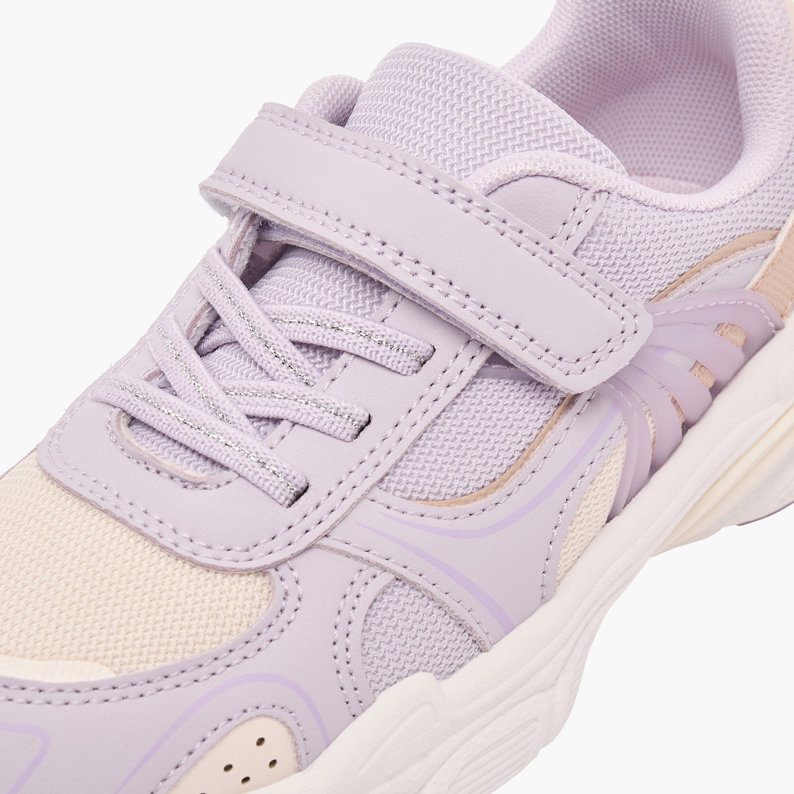 حذاء رياضي بشريط لاصق للبنات من ليتل ميسي-girls-shoes-sneakers-image-4