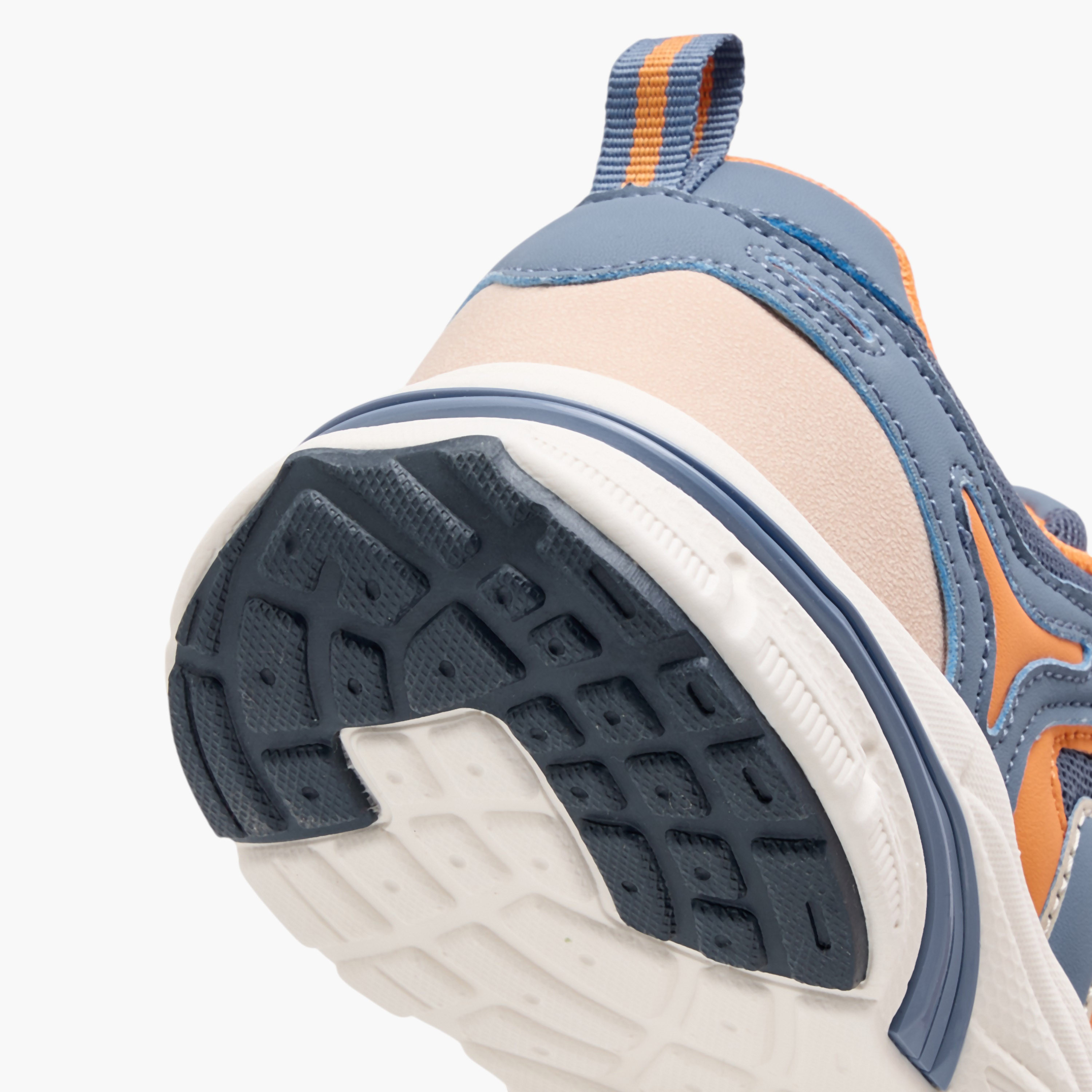 Mister Duchini Panelled Sneakers with Hook and Loop Closure-boys-shoes-sneakers-image-5