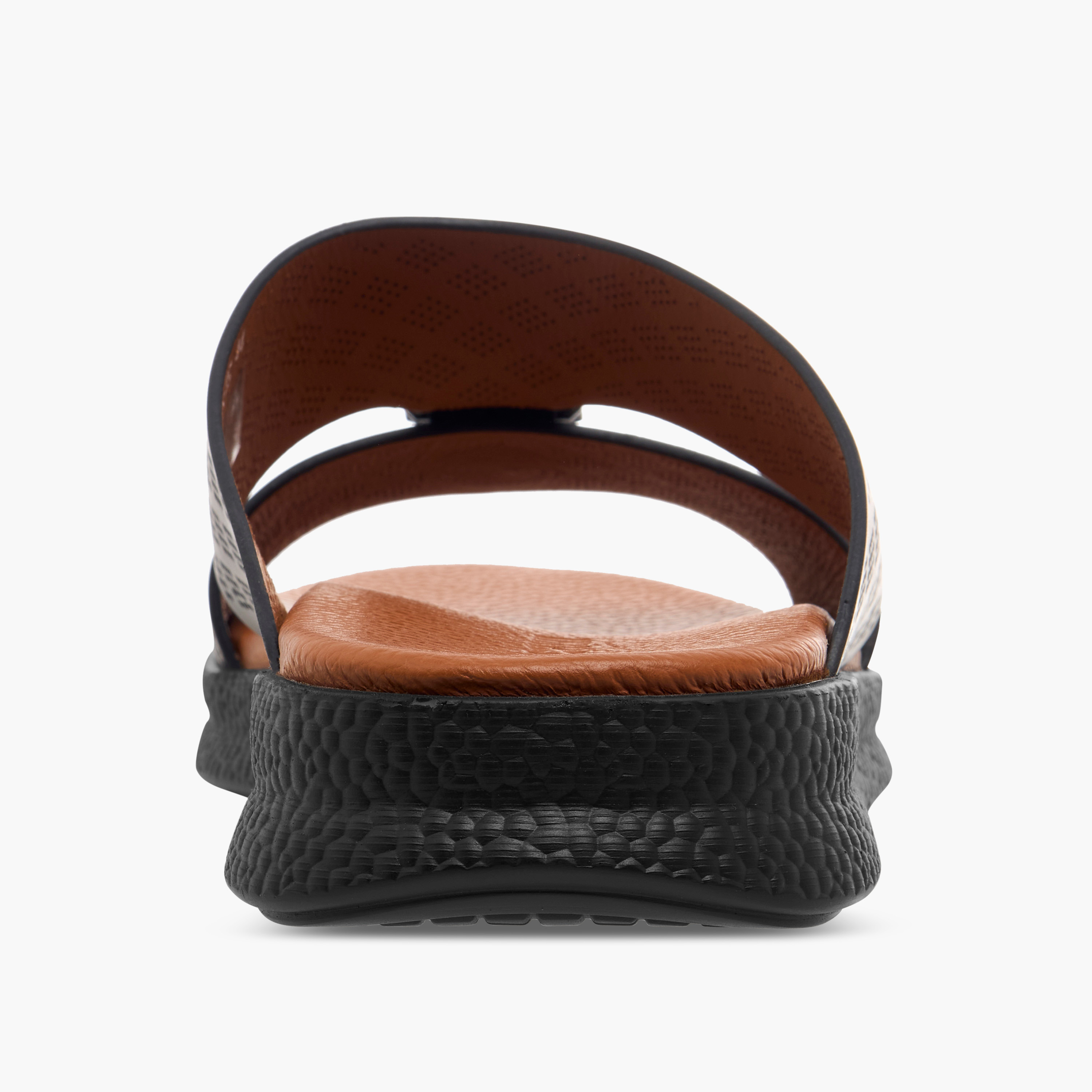 Duchini Men Perforated Strap Arabic Sandals-men-shoes-sandals-image-5