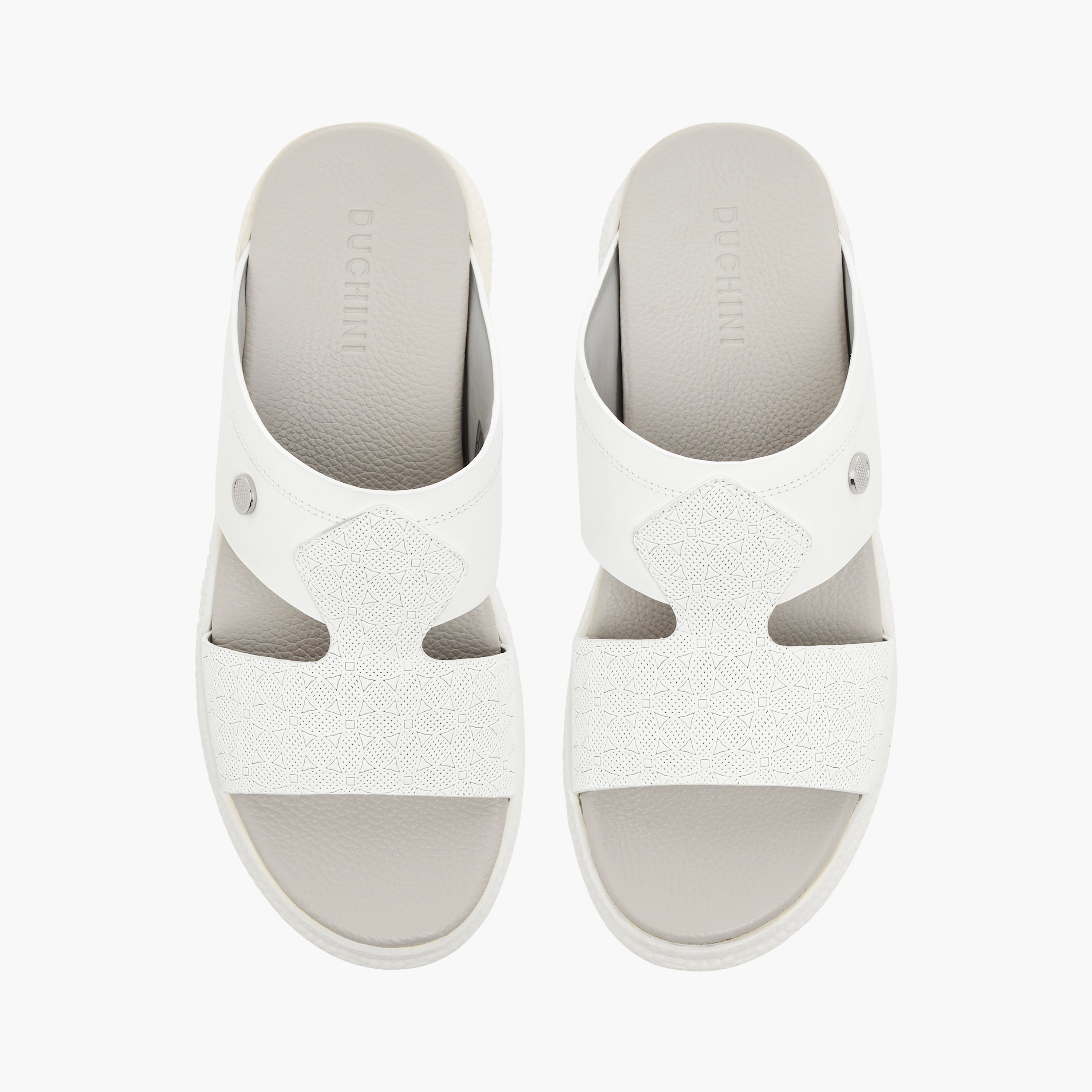 Duchini Men Textured Strap Arabic Sandals-men-shoes-sandals-image-1