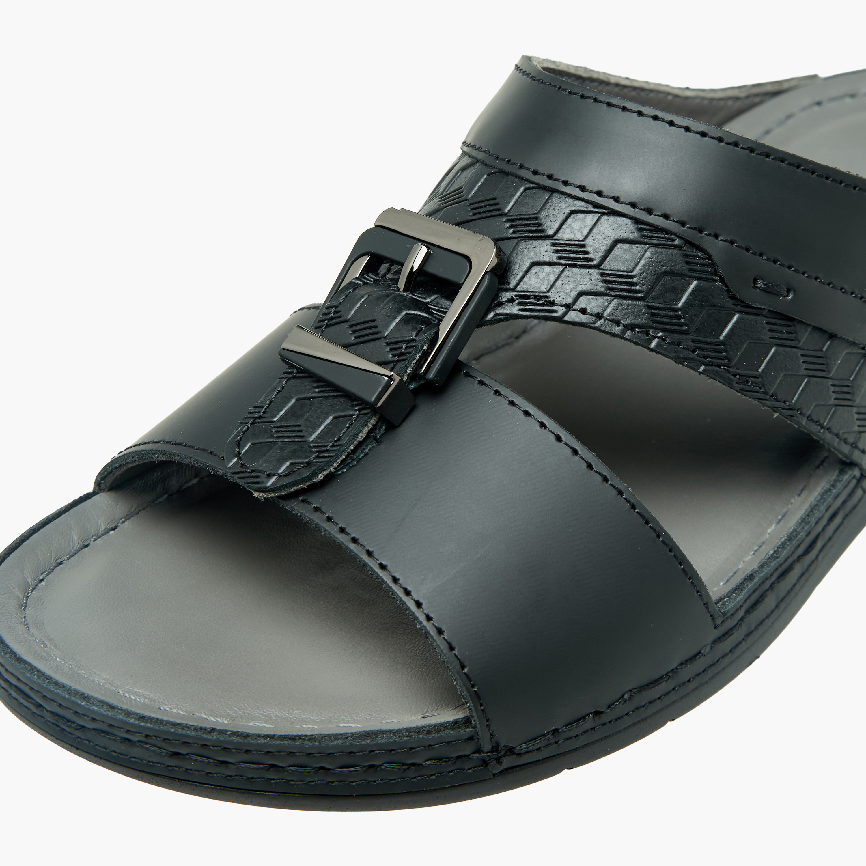 صندل عربي بإبزيم زينة للأولاد من الواحة-boys-shoes-sandals-image-4