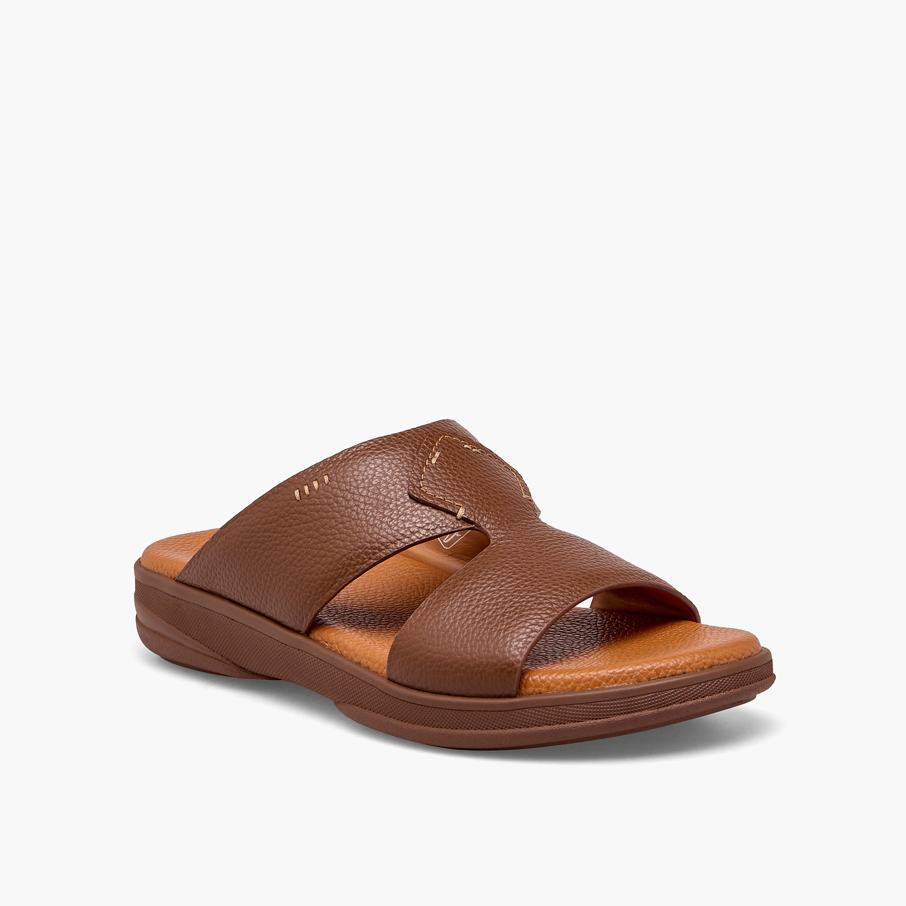 صندل عربي جلد بارز الملمس للرجال من دوتشيني-men-shoes-sandals-image-2