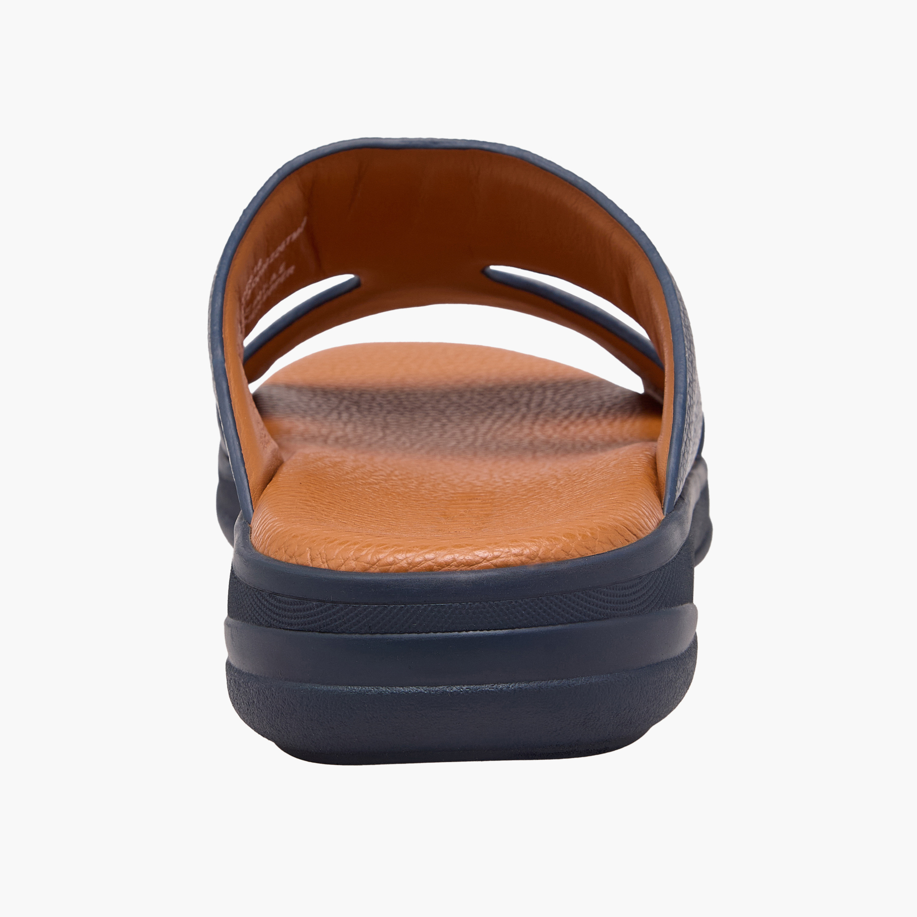 Duchini Men Textured Leather Arabic Sandals-men-shoes-sandals-image-5