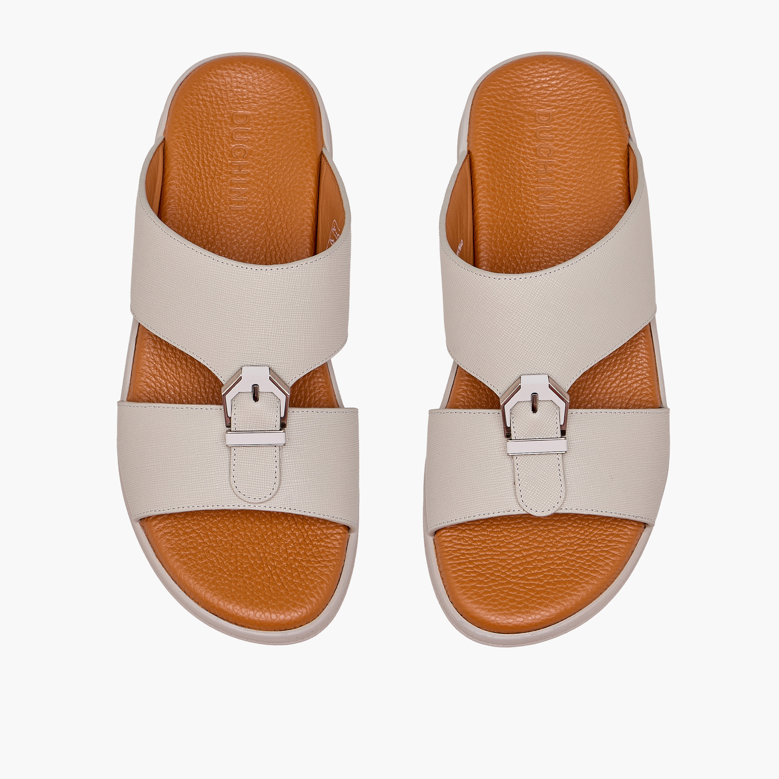 صندل عربي جلد بارز الملمس للرجال من دوتشيني-men-shoes-sandals-image-1