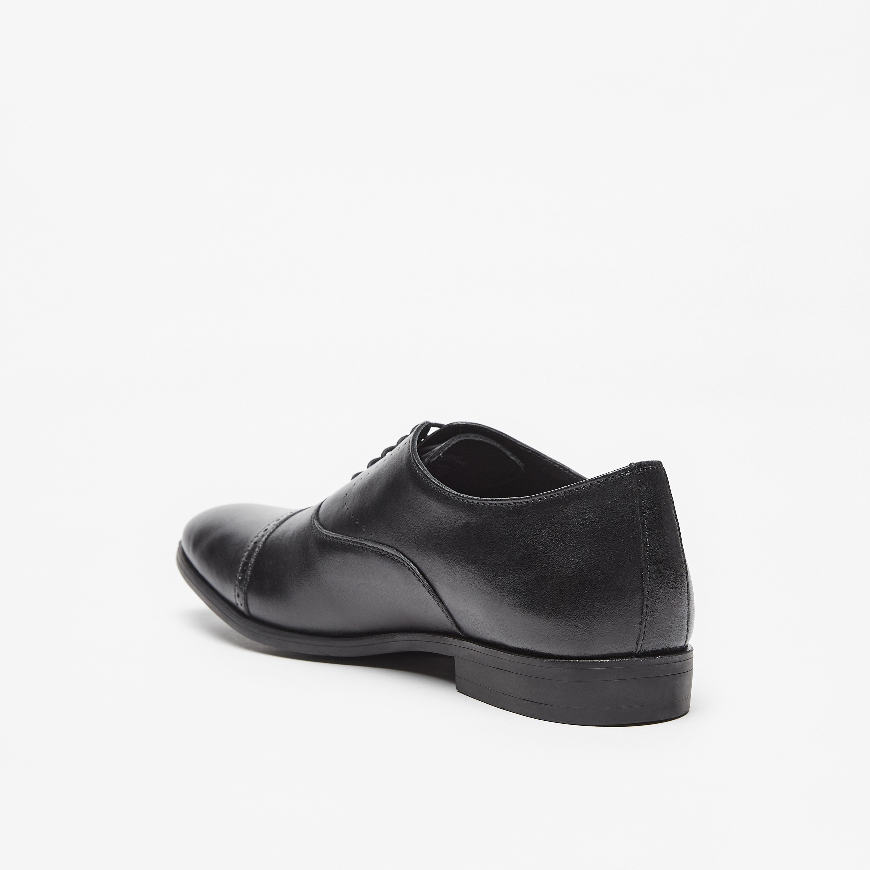 Duchini Men's Solid Derby Lace-Up Shoes-men-shoes-formalshoes-image-2