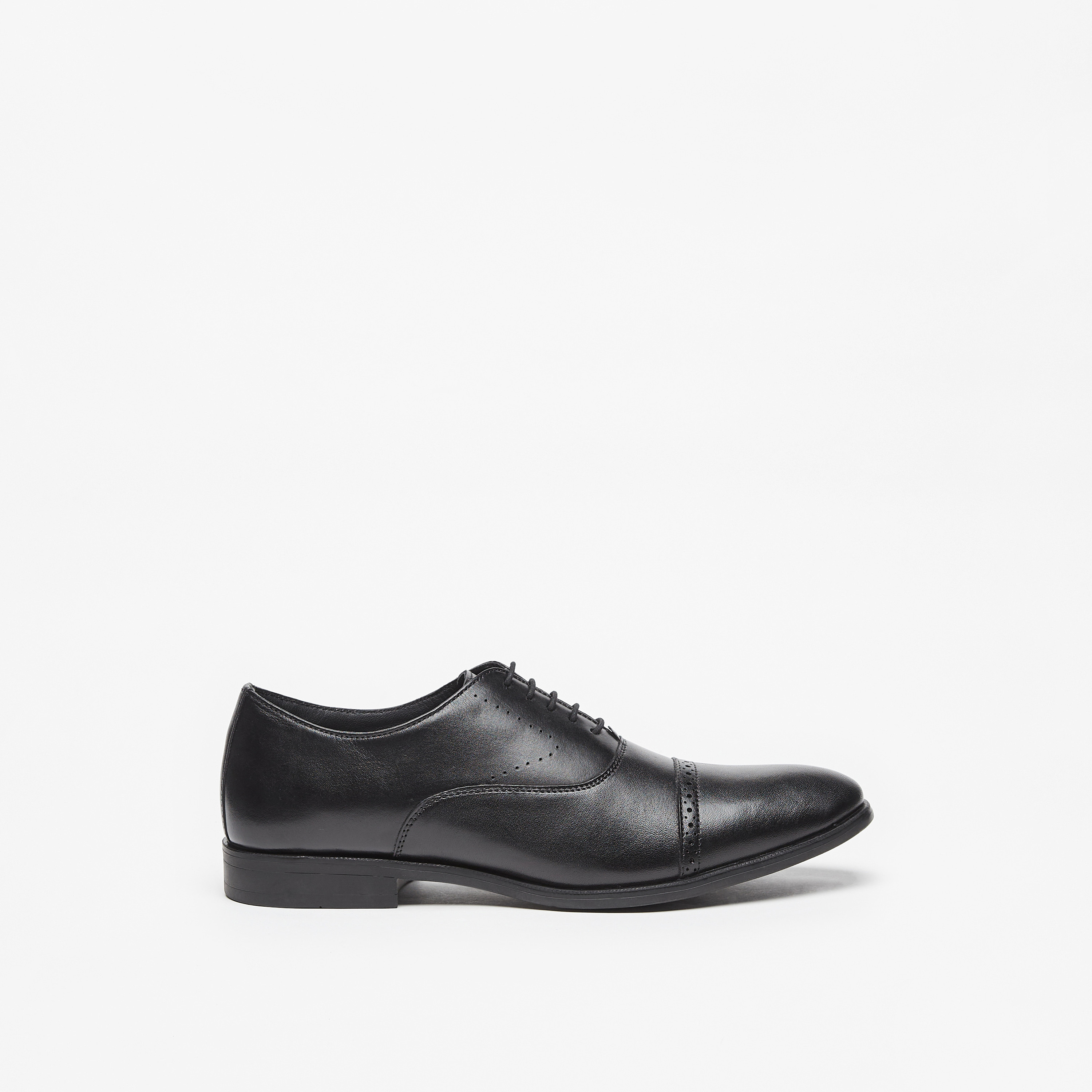 Duchini Men's Solid Derby Lace-Up Shoes-men-shoes-formalshoes-image-3