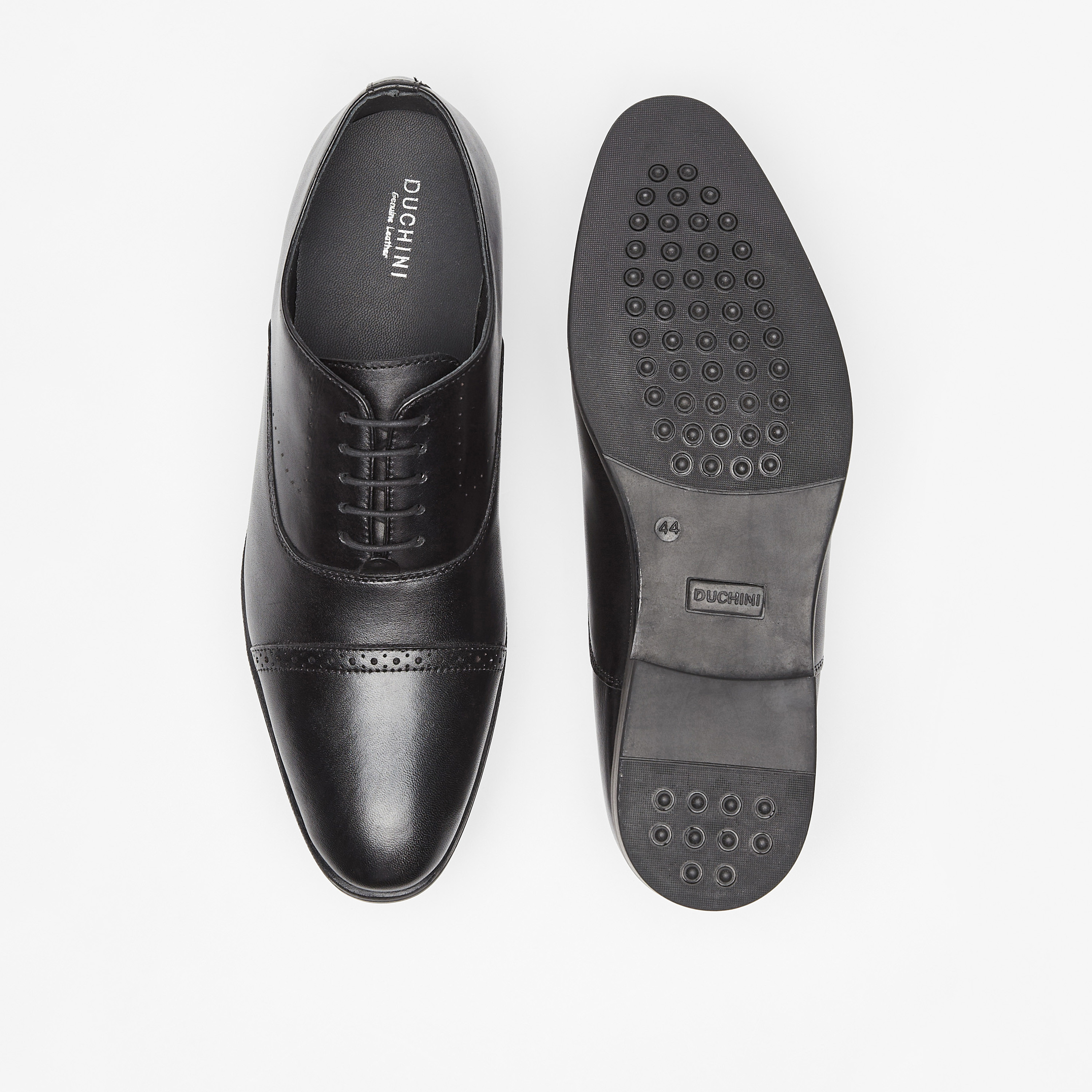 Duchini Men's Solid Derby Lace-Up Shoes-men-shoes-formalshoes-image-4