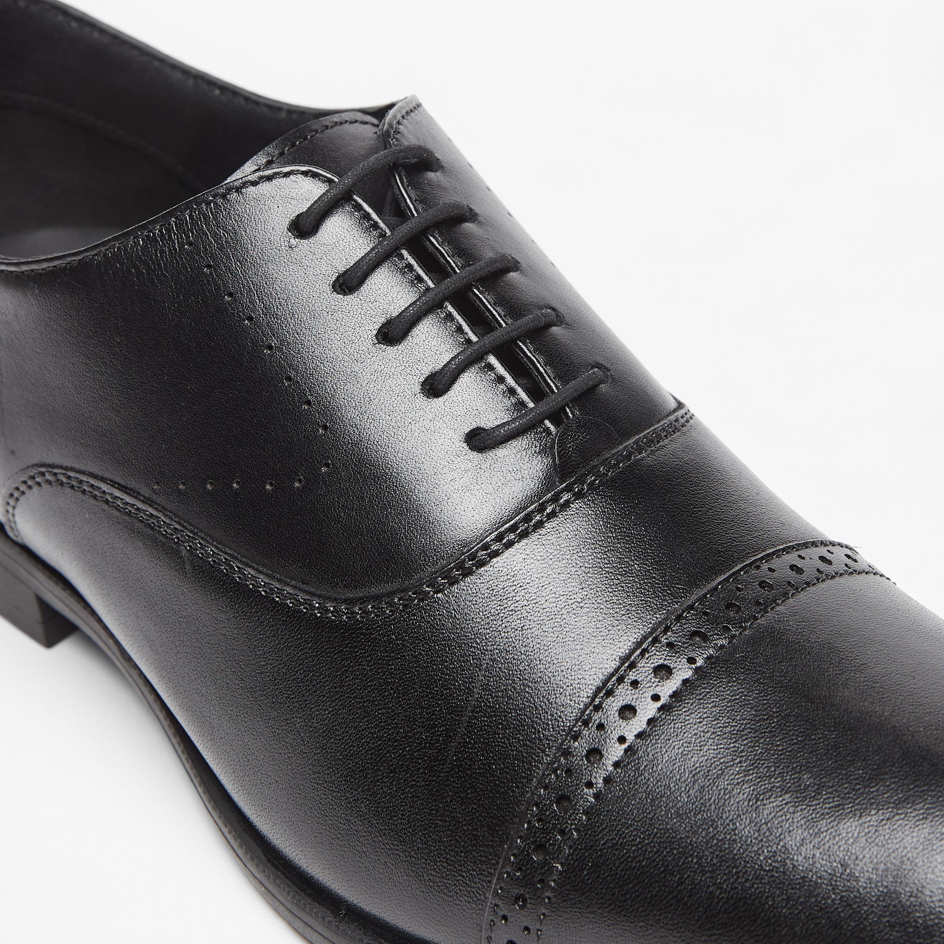 Duchini Men's Solid Derby Lace-Up Shoes-men-shoes-formalshoes-image-5