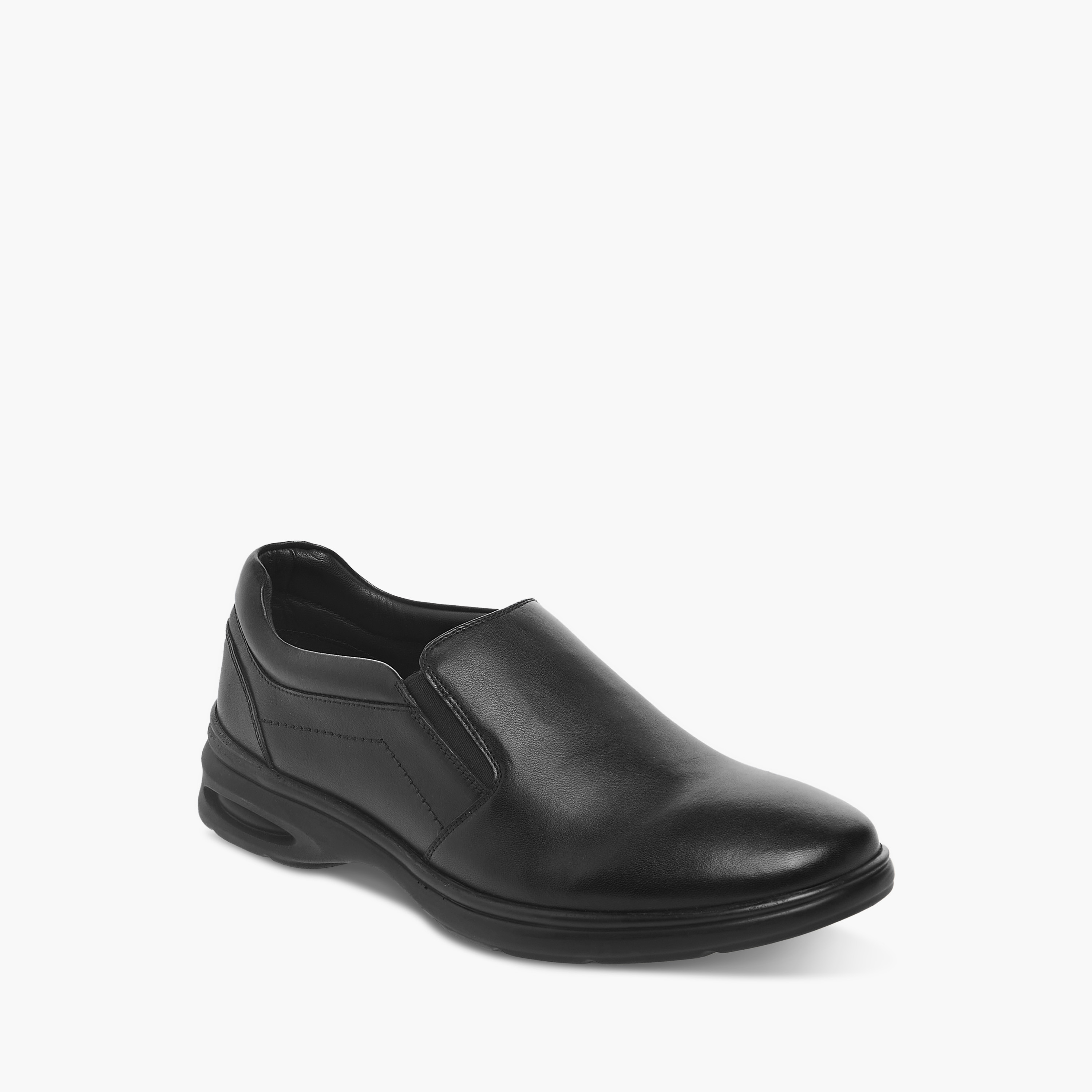حذاء سهل الارتداء جلد سادة من لو كونفورت-men-shoes-formalshoes-image-2