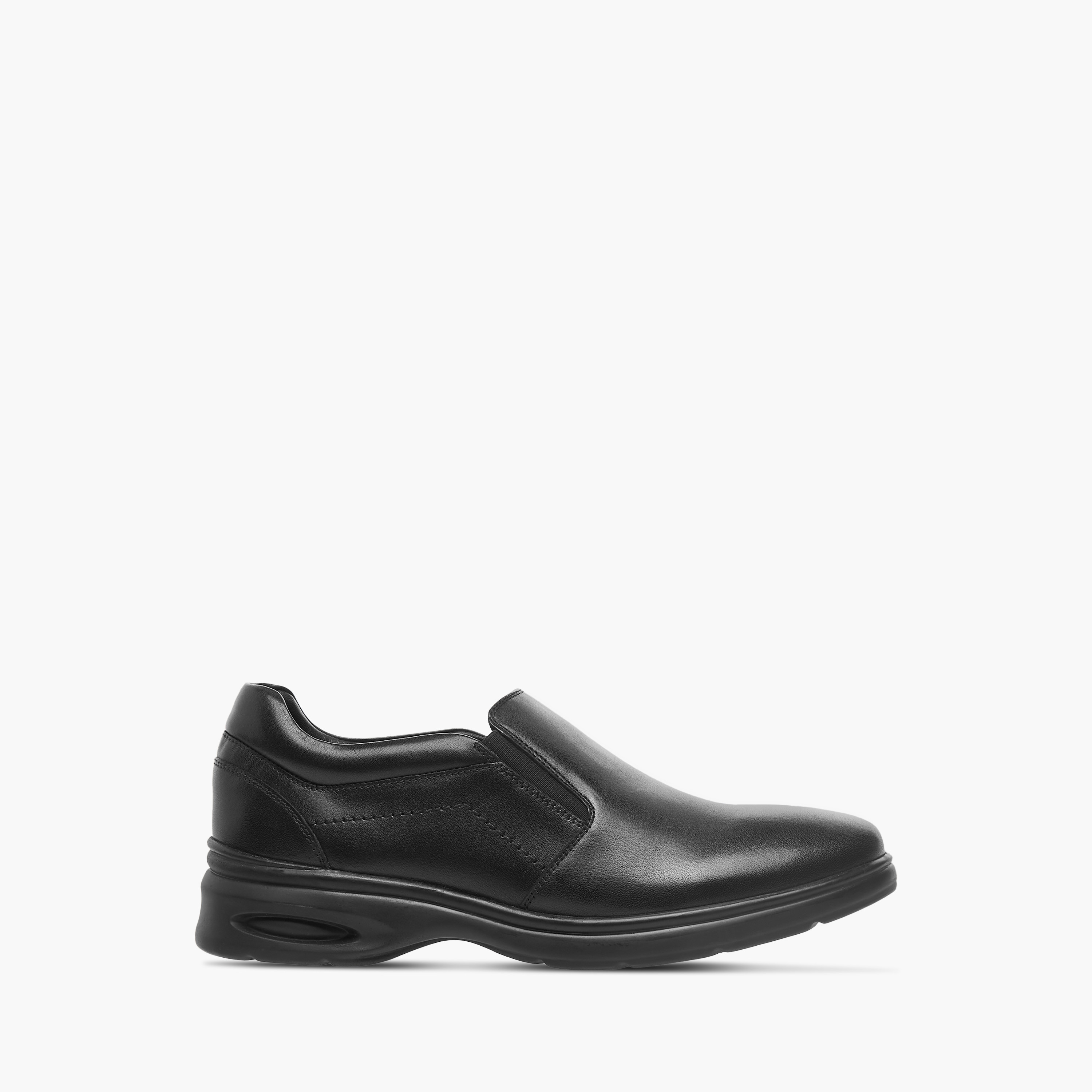 حذاء سهل الارتداء جلد سادة من لو كونفورت-men-shoes-formalshoes-image-3
