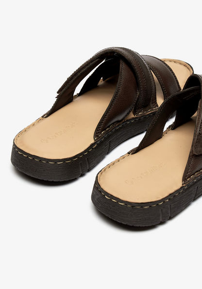 Le Confort Slip-On Cross Strap Sandals