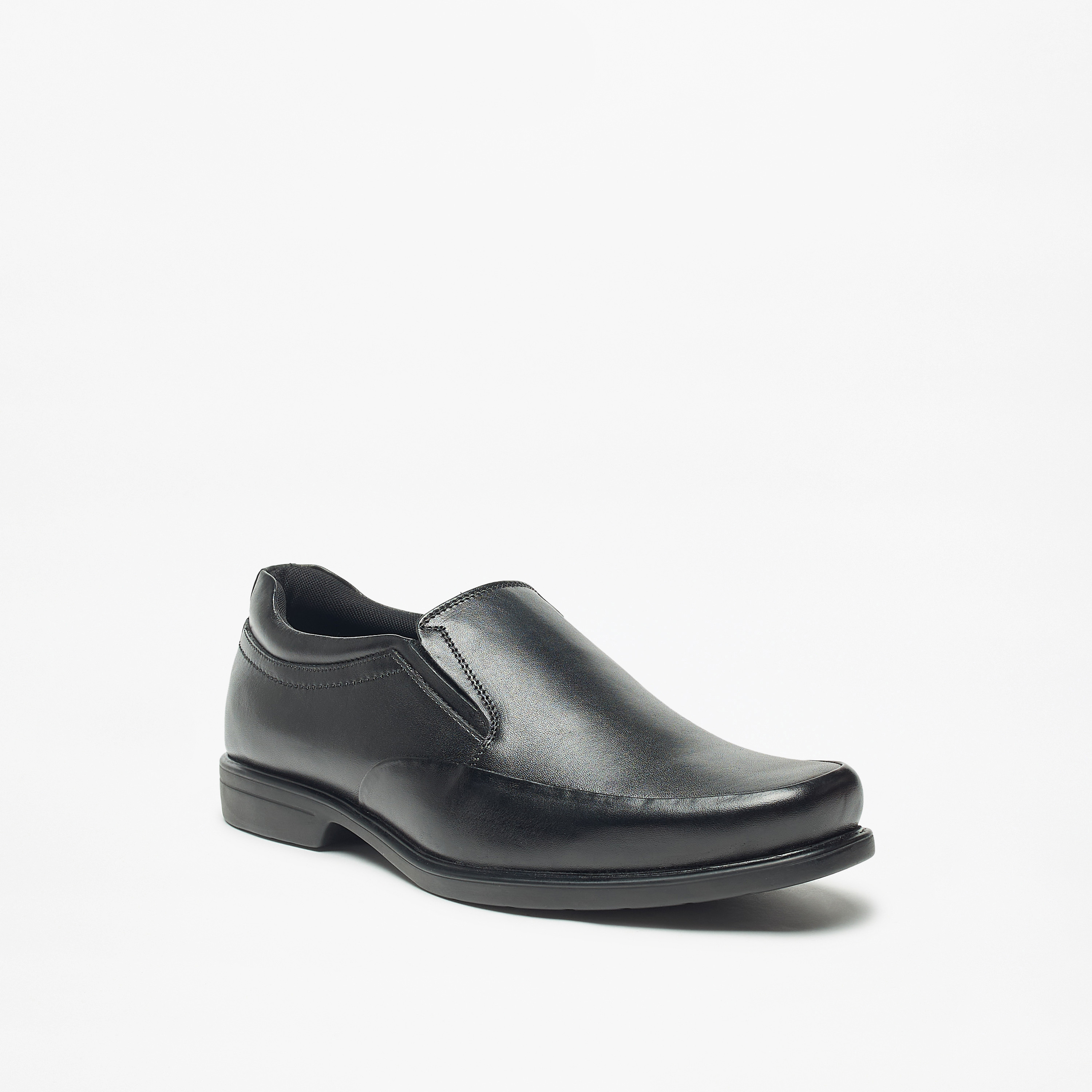 Duchini Men's Leather Solid Slip-On Loafers-men-shoes-formalshoes-image-1
