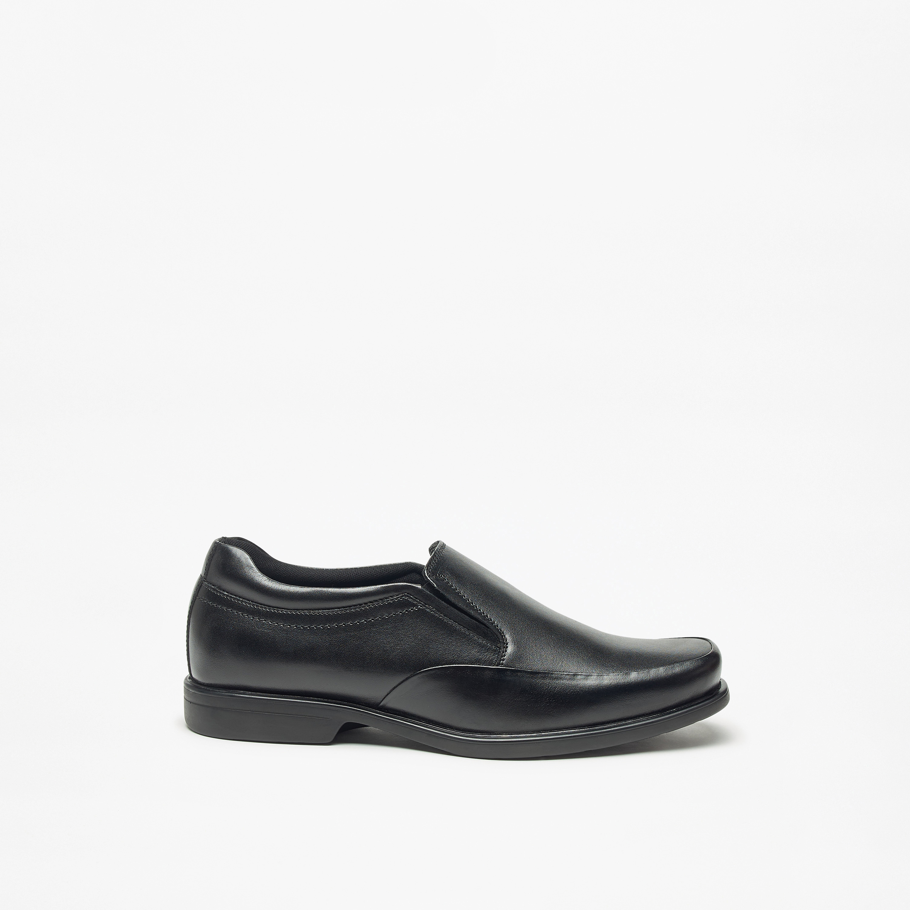 Duchini Men's Leather Solid Slip-On Loafers-men-shoes-formalshoes-image-3