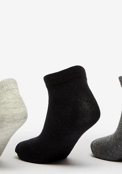 Set of 5 - Plain Ankle Length Socks-Boy%27s Socks-image-2